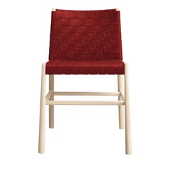 Sedia Julie rossa e bianca di EMILIO NANNI