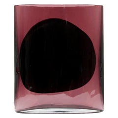 Julie Richoz Amethyst Blown Glass Vase Model "Isla" Mexican Contemporary Design