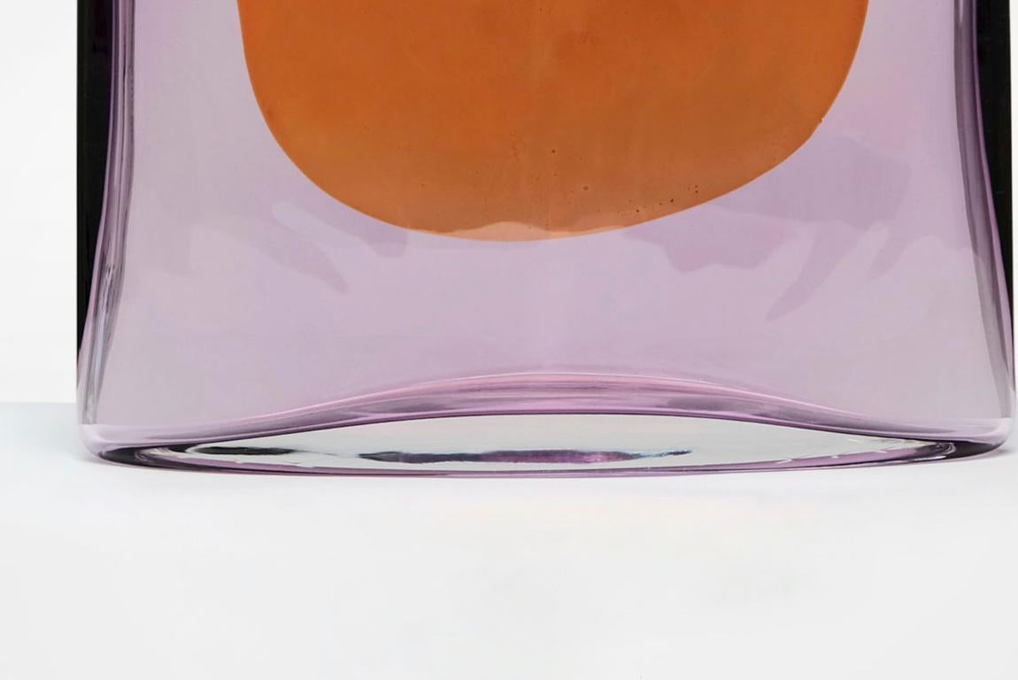 Julie Richoz (1990-).

Vase model “Isla”
Manufactured by Nouvel
Edition SIDE GALLERY (Sabine Marcelis, Guillermo Santomá, Muller Van Severen, Faye Toogood...)
Mexico, 2019
Glass

Measurements:
Small
23.8 cm x 10 cm x 27.8 H cm
93.7 in x 3.93 in x
