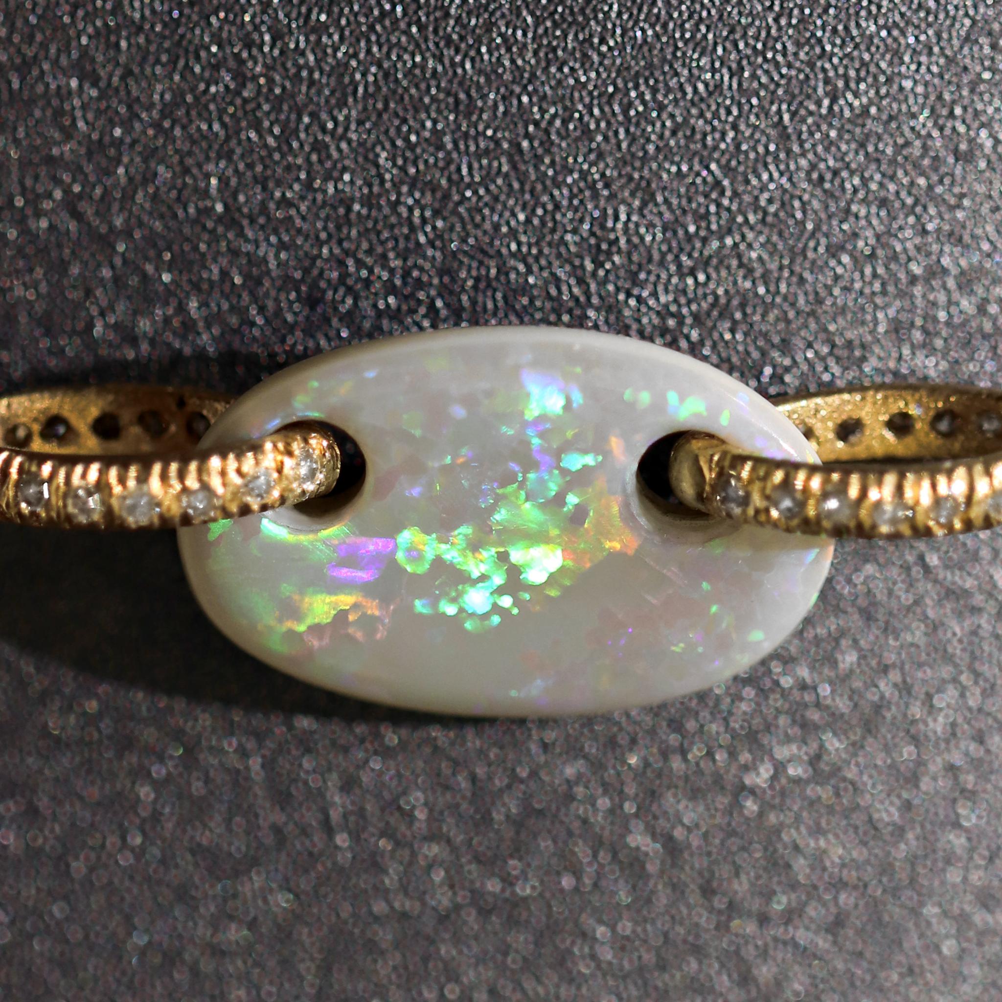 floating opal necklace