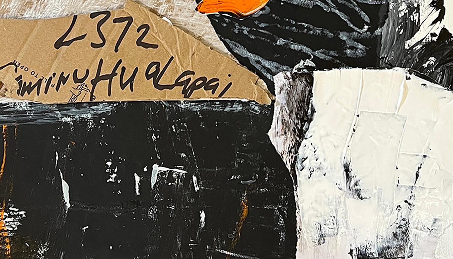 In Residence - Abstract Painting by Julie Schumer