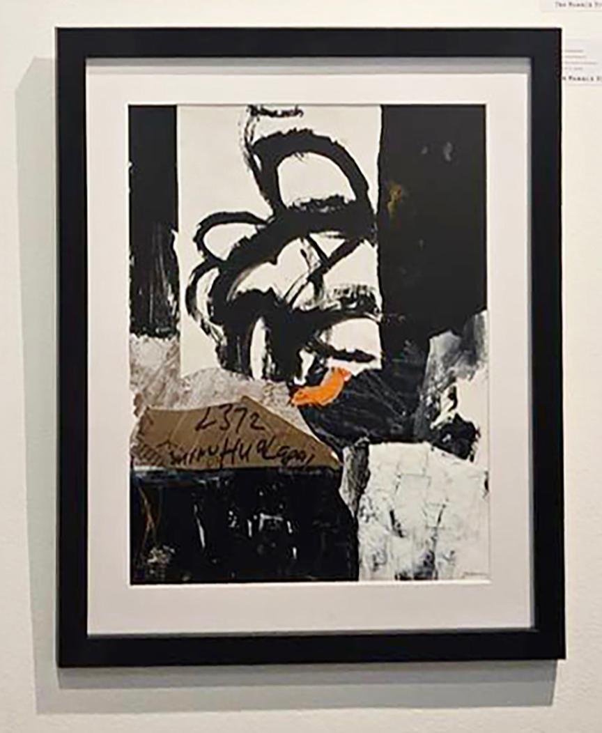 Mixed Media collage on Paper
As Seen at Art On Paper 2024 at The Mannix Project East Hampton NY
Pier 36 NYC
Comes with white mat & black frame
24