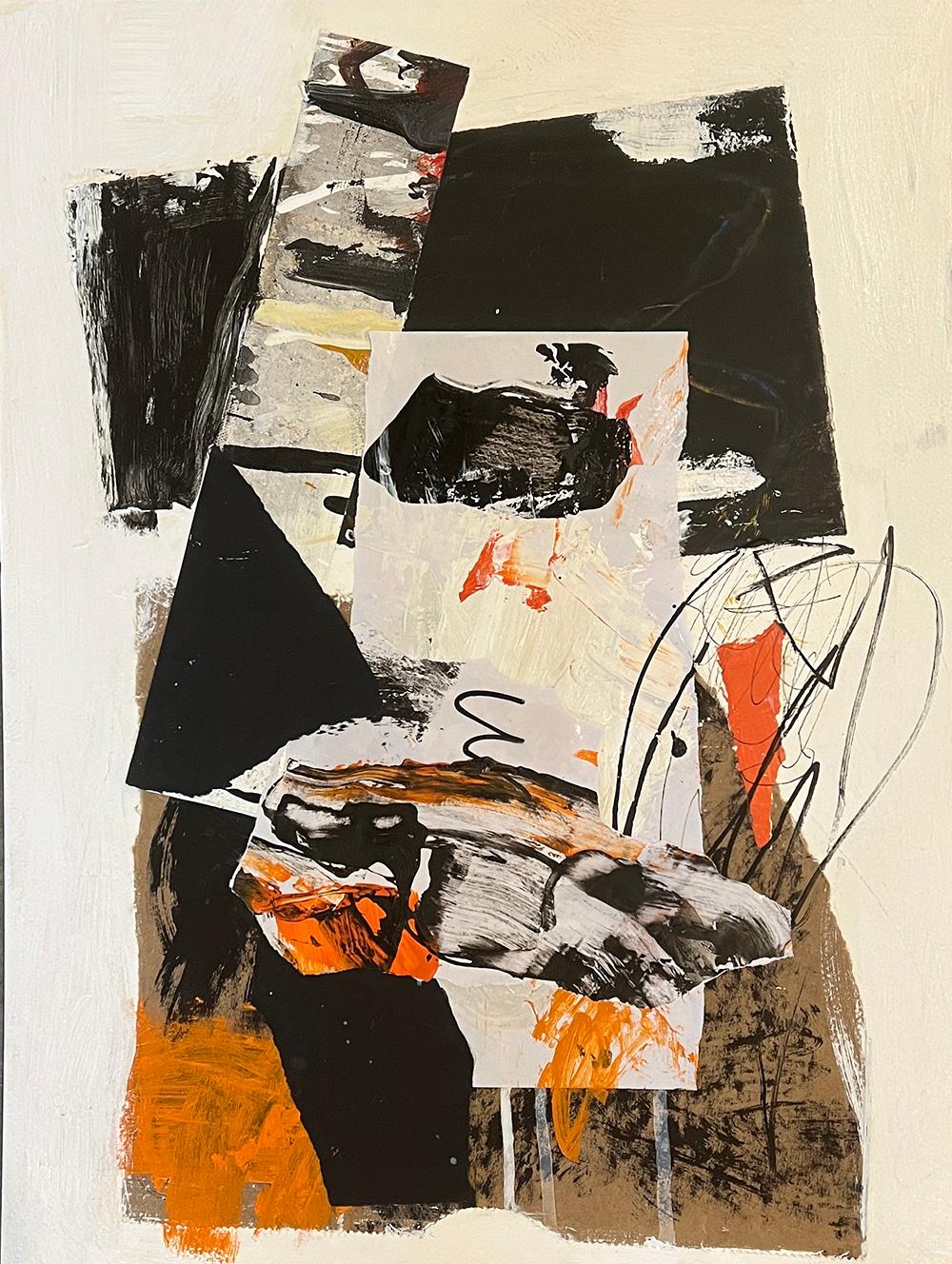 Il bordo della notte - Mixed Media Art di Julie Schumer