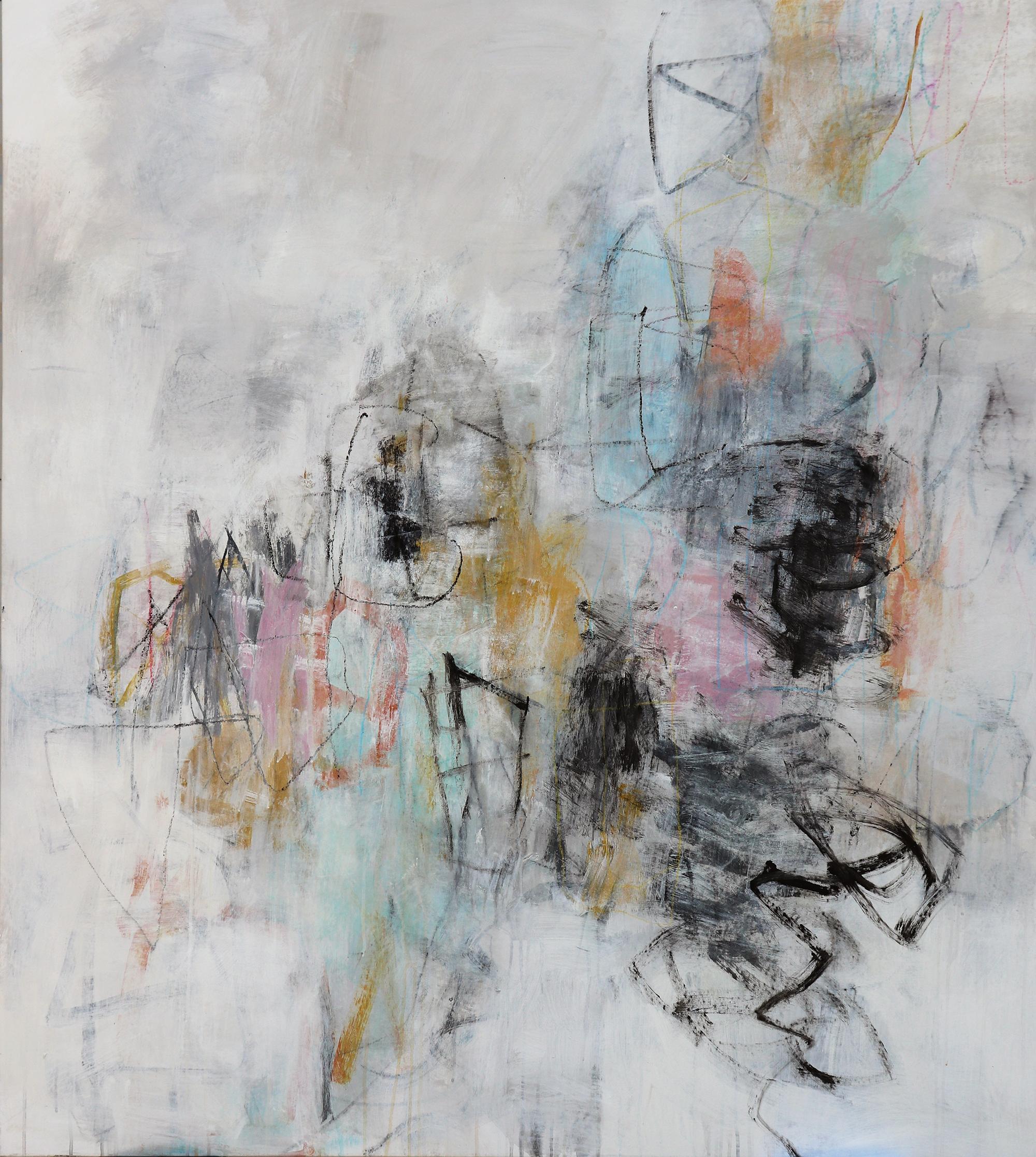 Julie Schumer Abstract Painting - Change of Plans