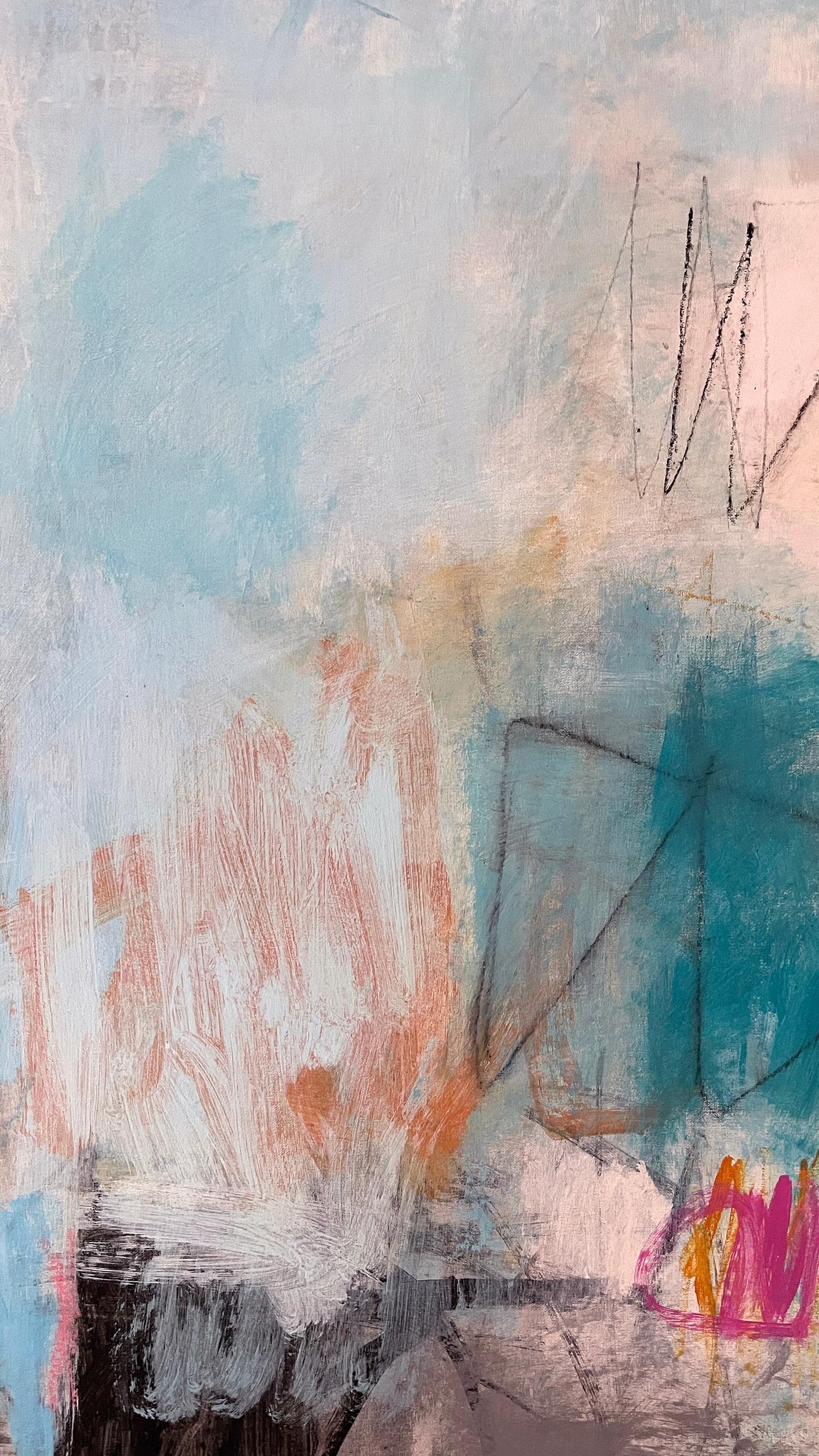 Küstenrhythmen 11 (Abstrakt), Painting, von Julie Schumer
