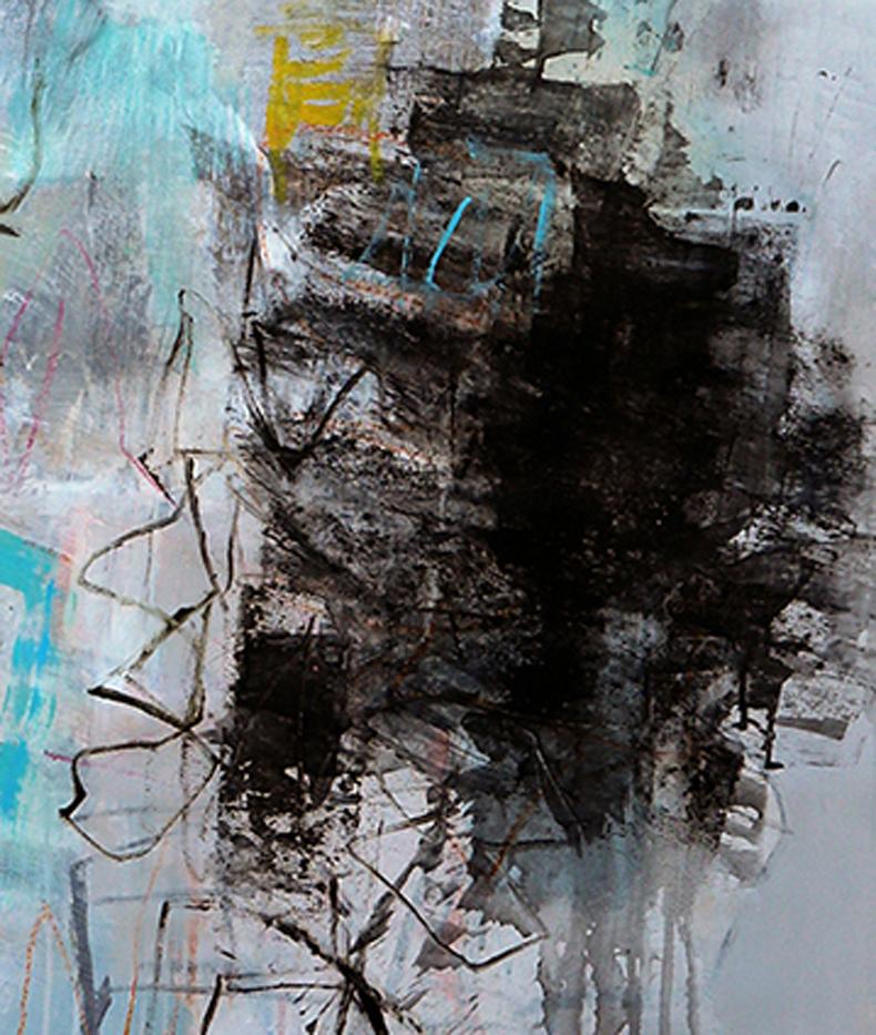 Nella radura - Painting Astratto di Julie Schumer