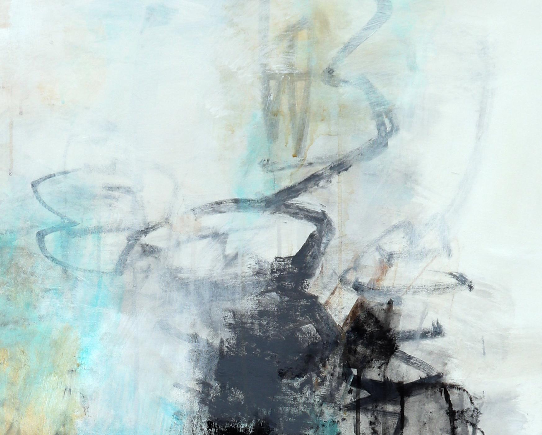 Into The Mist ll (Abstrakt), Art, von Julie Schumer