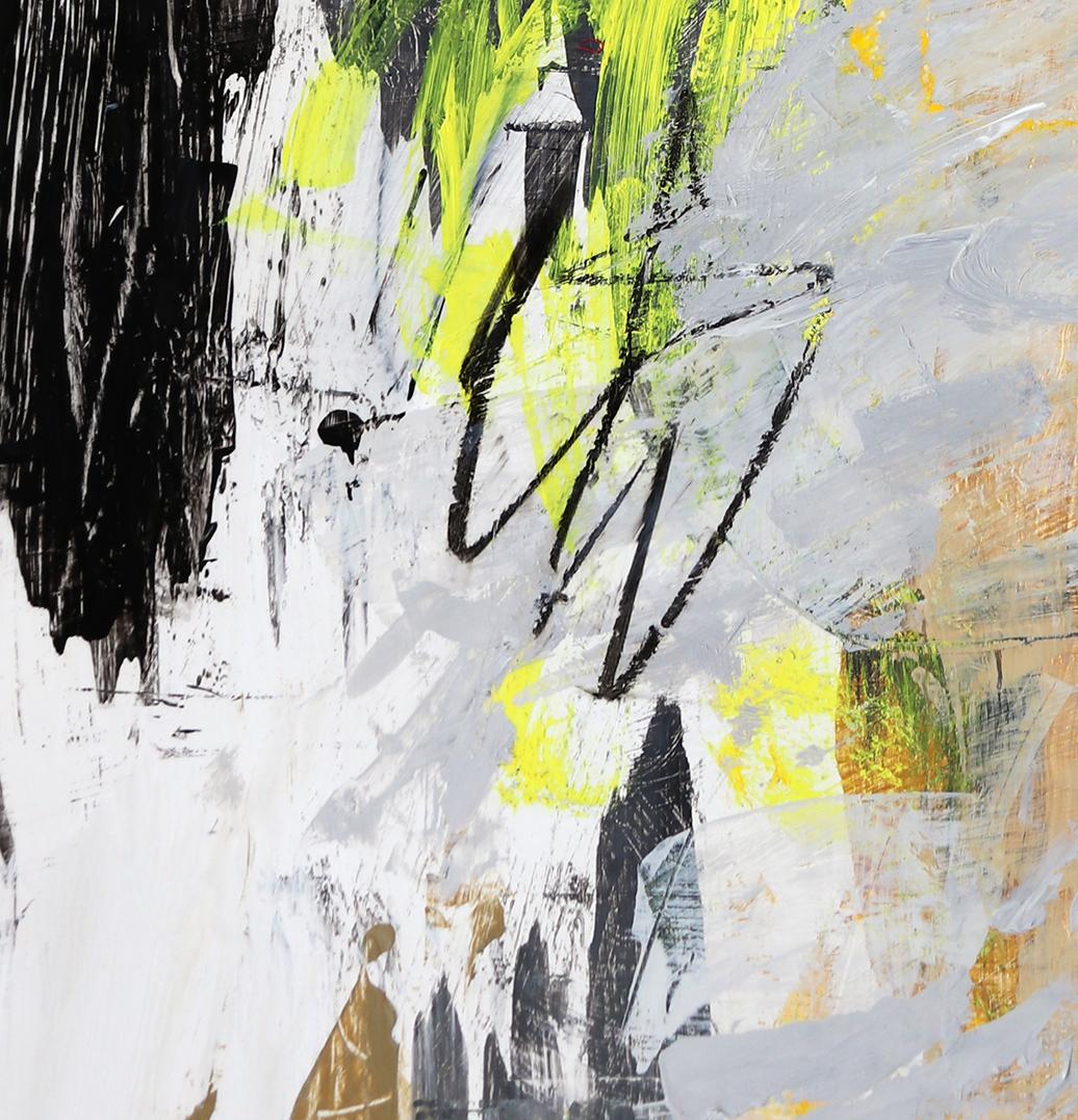 Meditazioni con il giallo ll - Art Astratto di Julie Schumer