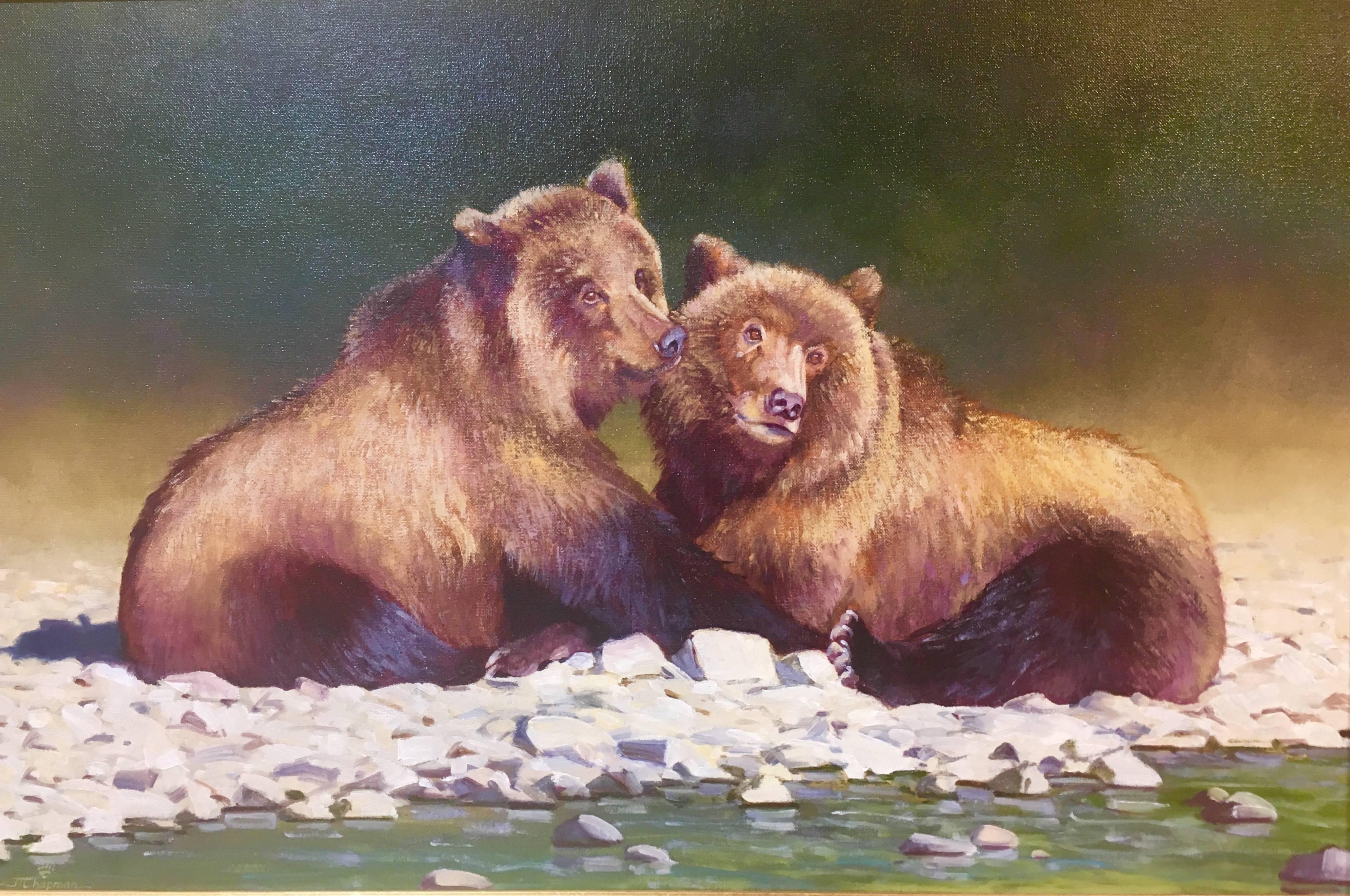 Waiting for Mama - Painting by Julie T. Chapman