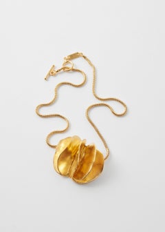 Julie Unique Pendant Necklace in Gold Vermeil by Aur Studio