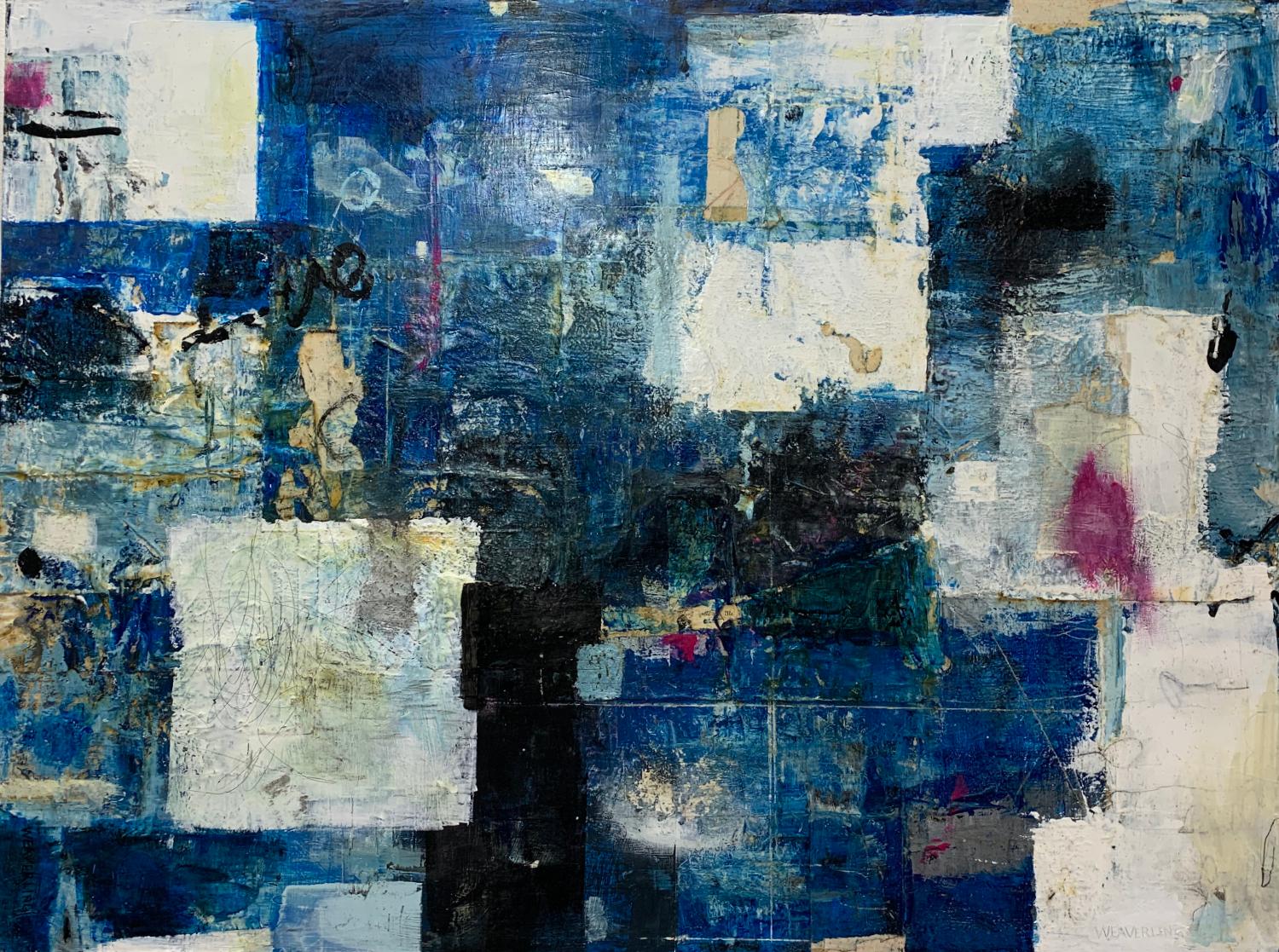 Strength of Community, Abstract Painting - Mixed Media Art by Julie Weaverling