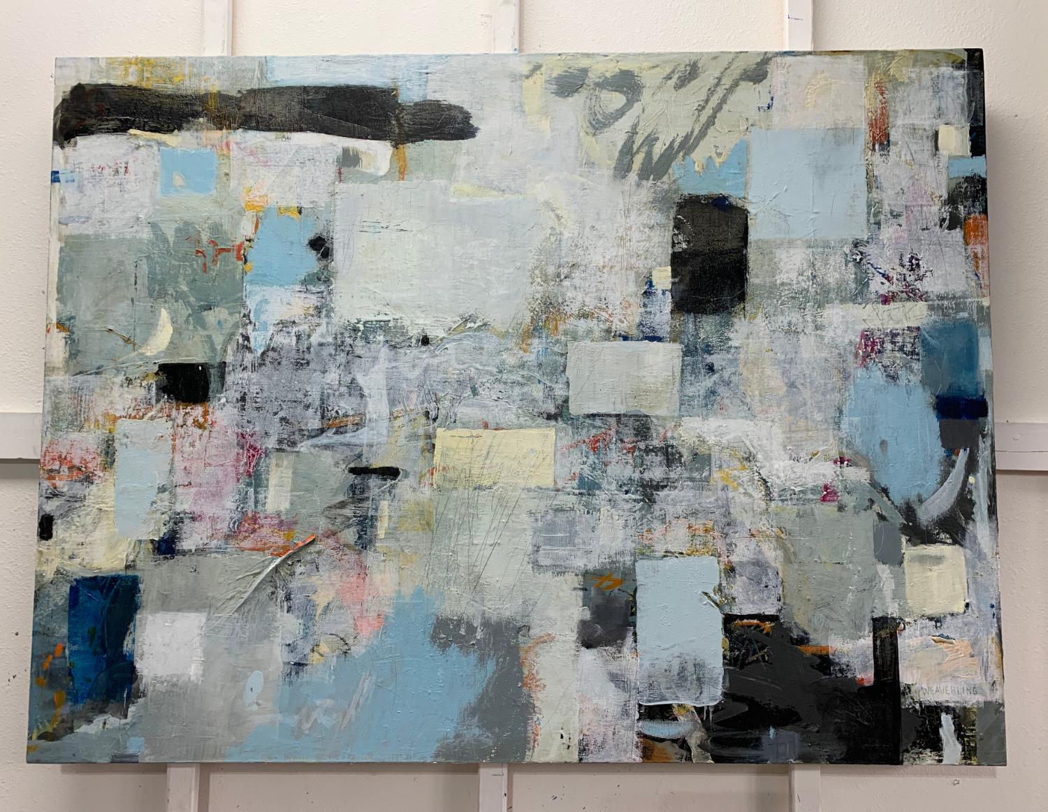 <p>Artist Comments<br>When asked about this rich, densely layered abstraction, artist Julie Weaverling described the work as 
