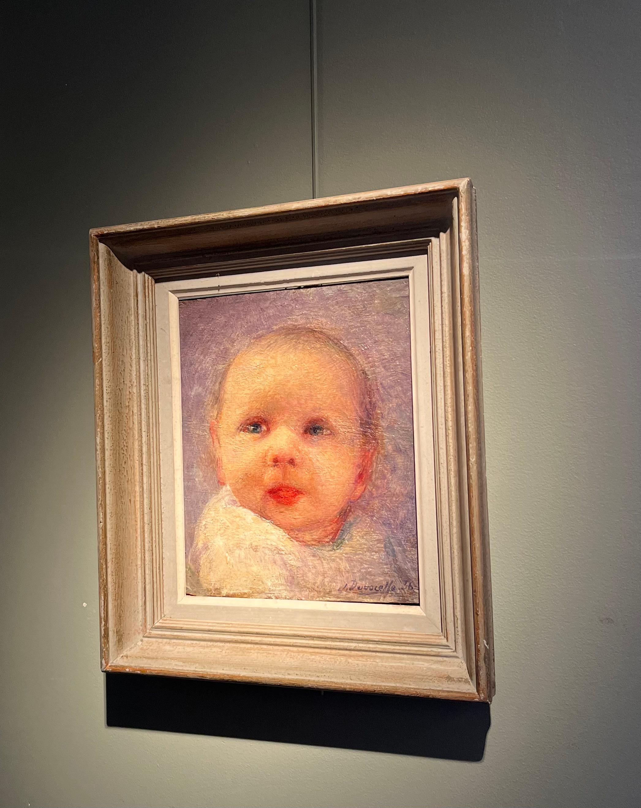 Babyporträt von Julien-adolphe Duvocelle (1873- 1961) im Angebot 4