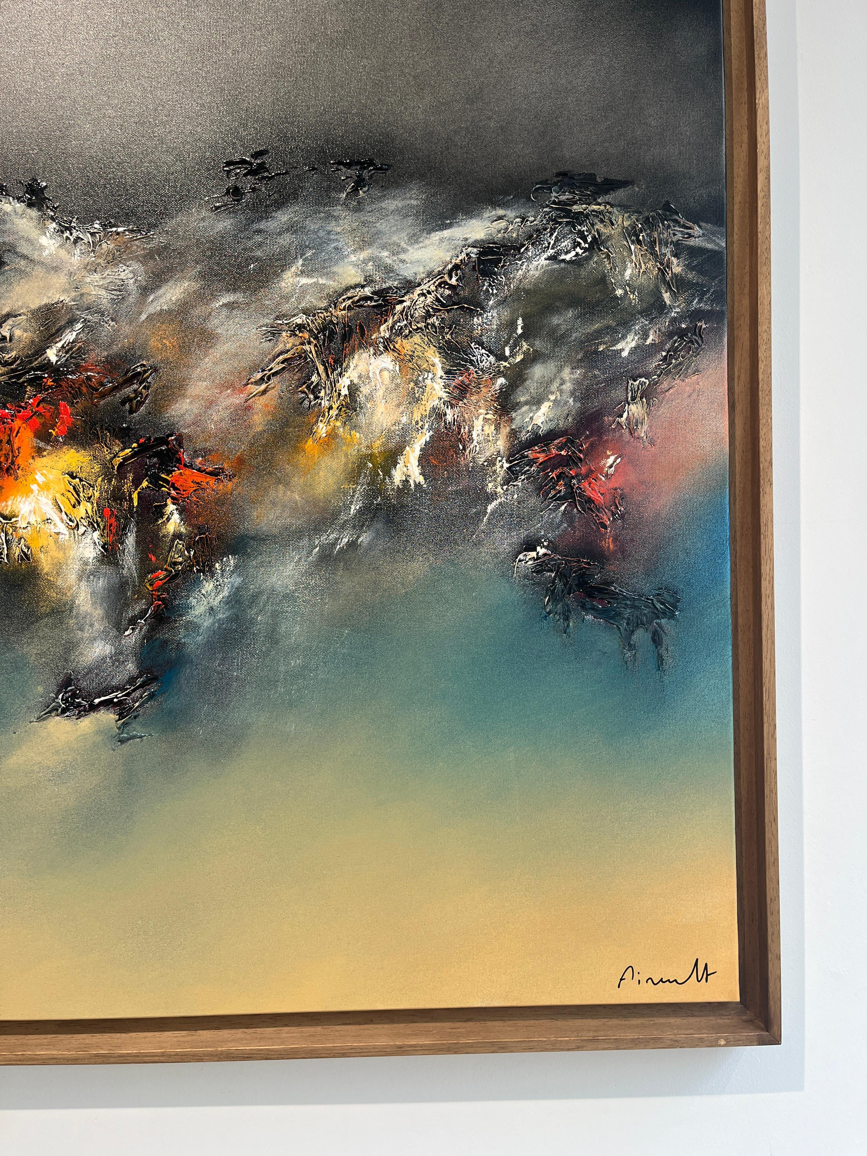 Senza titolo - Painting Astratto di Julien Airault