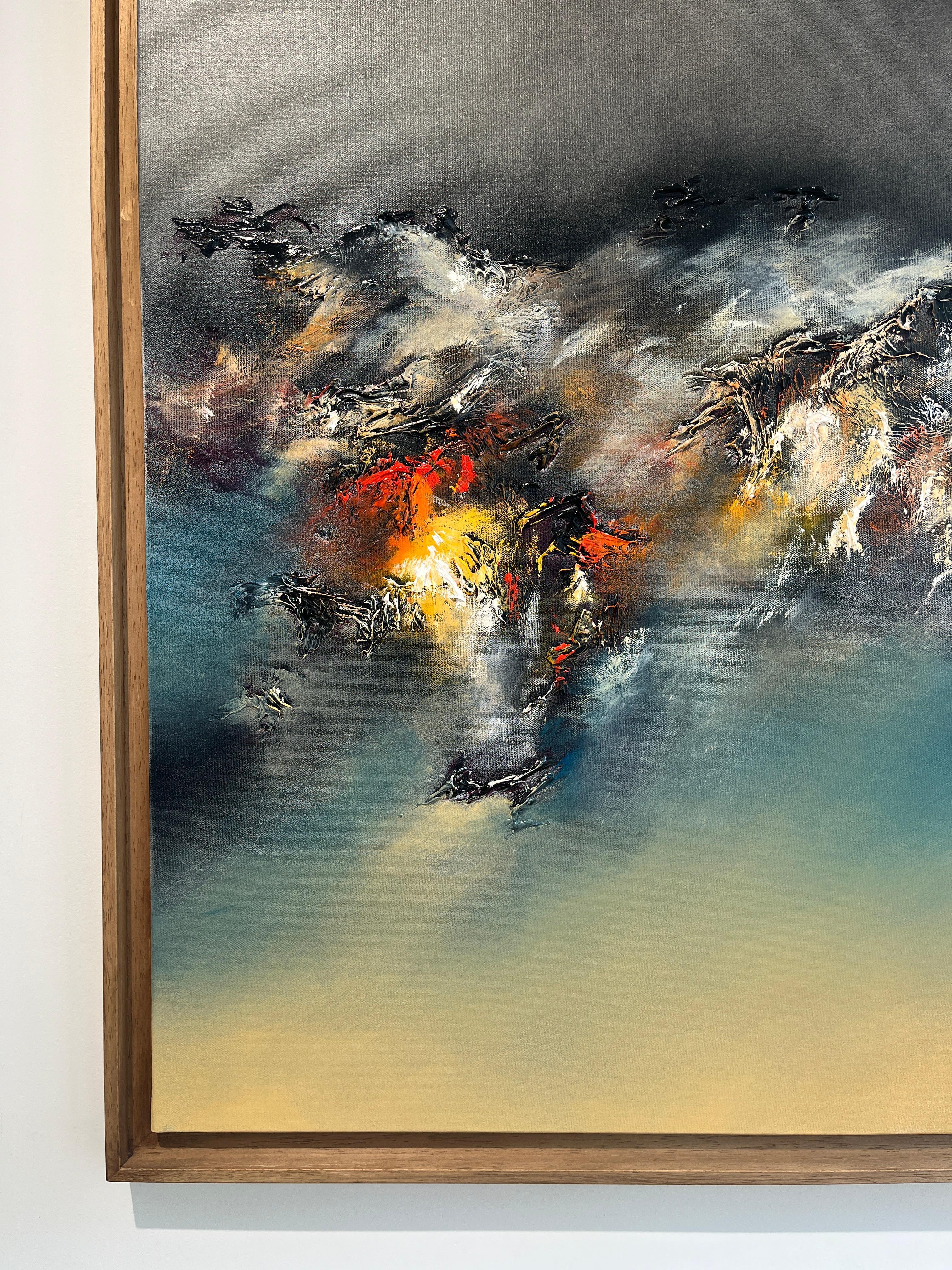 Senza titolo - Abstract Painting Beige di Julien Airault