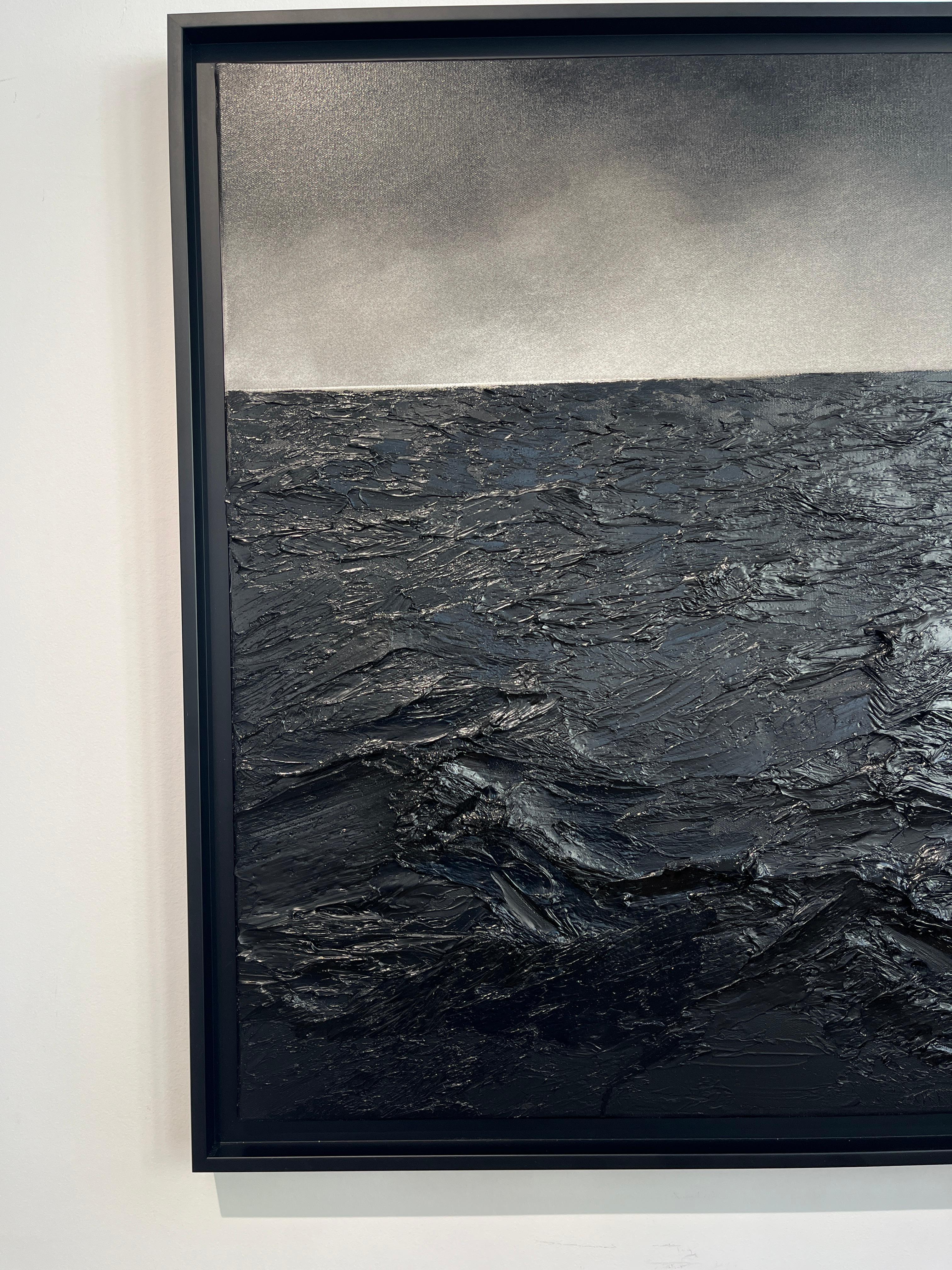 Senza titolo - Abstract Painting Grigio di Julien Airault