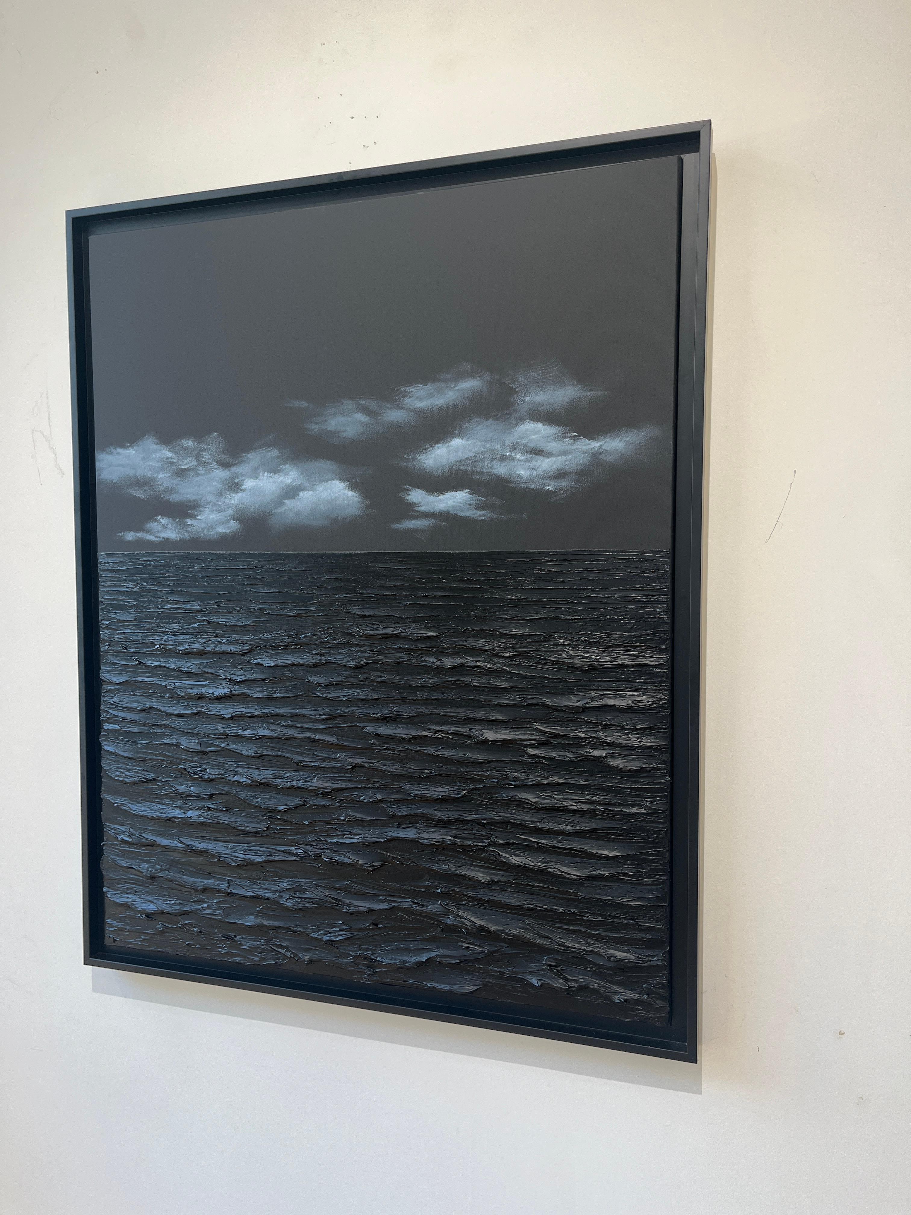 Sans titre - Noir Figurative Painting par Julien Airault