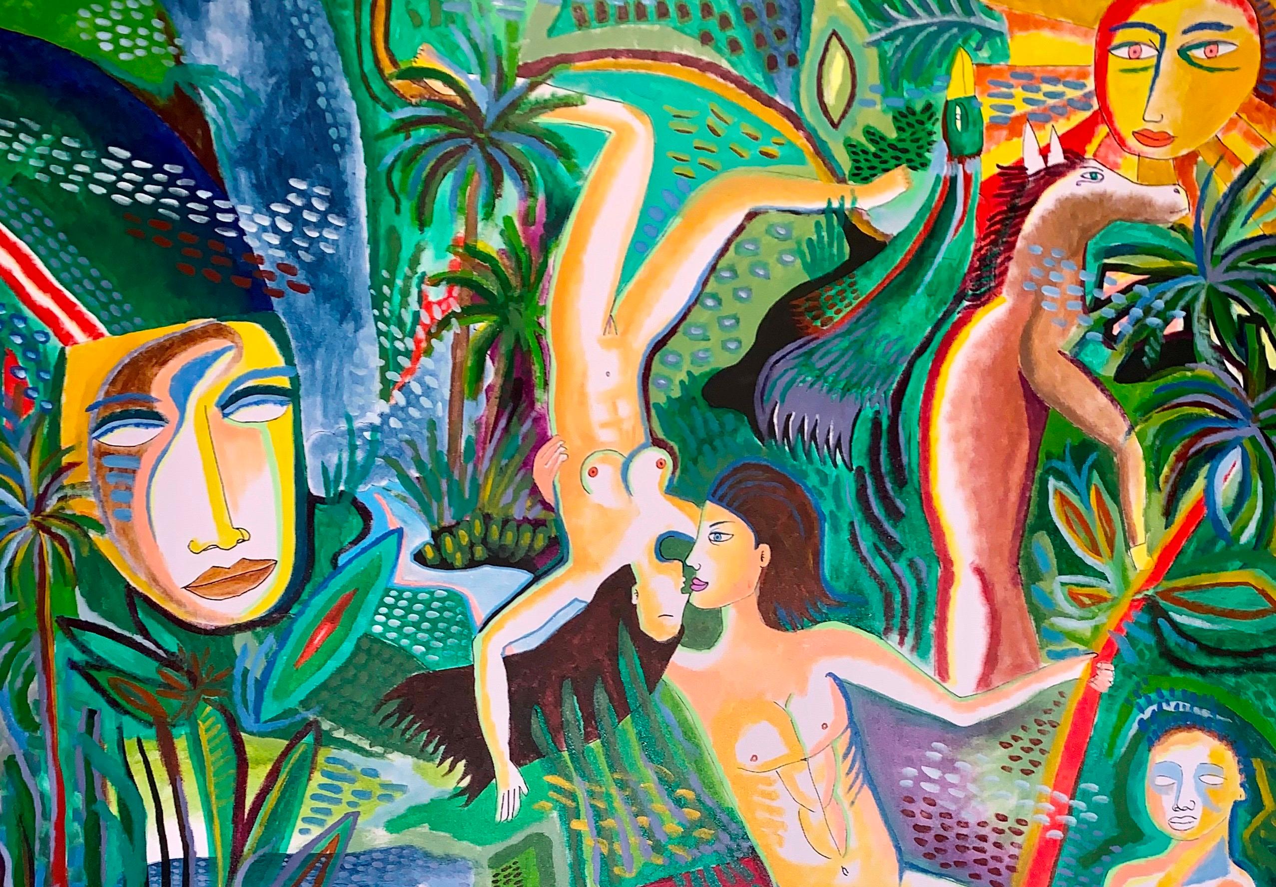 Amoorea - Julien Calot, 21° secolo, Pittura figurativa contemporanea in vendita 3