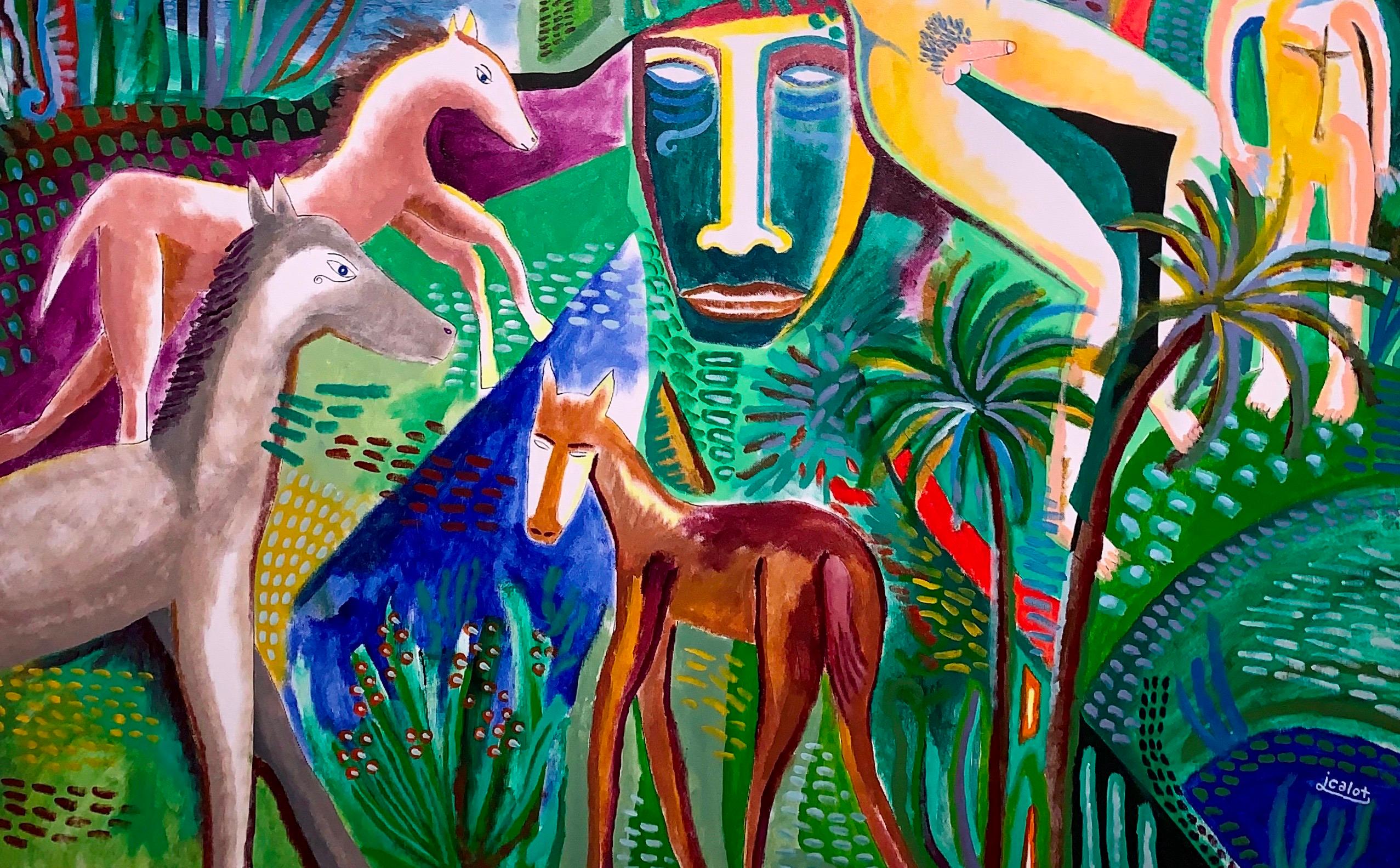 Amoorea - Julien Calot, 21° secolo, Pittura figurativa contemporanea in vendita 4