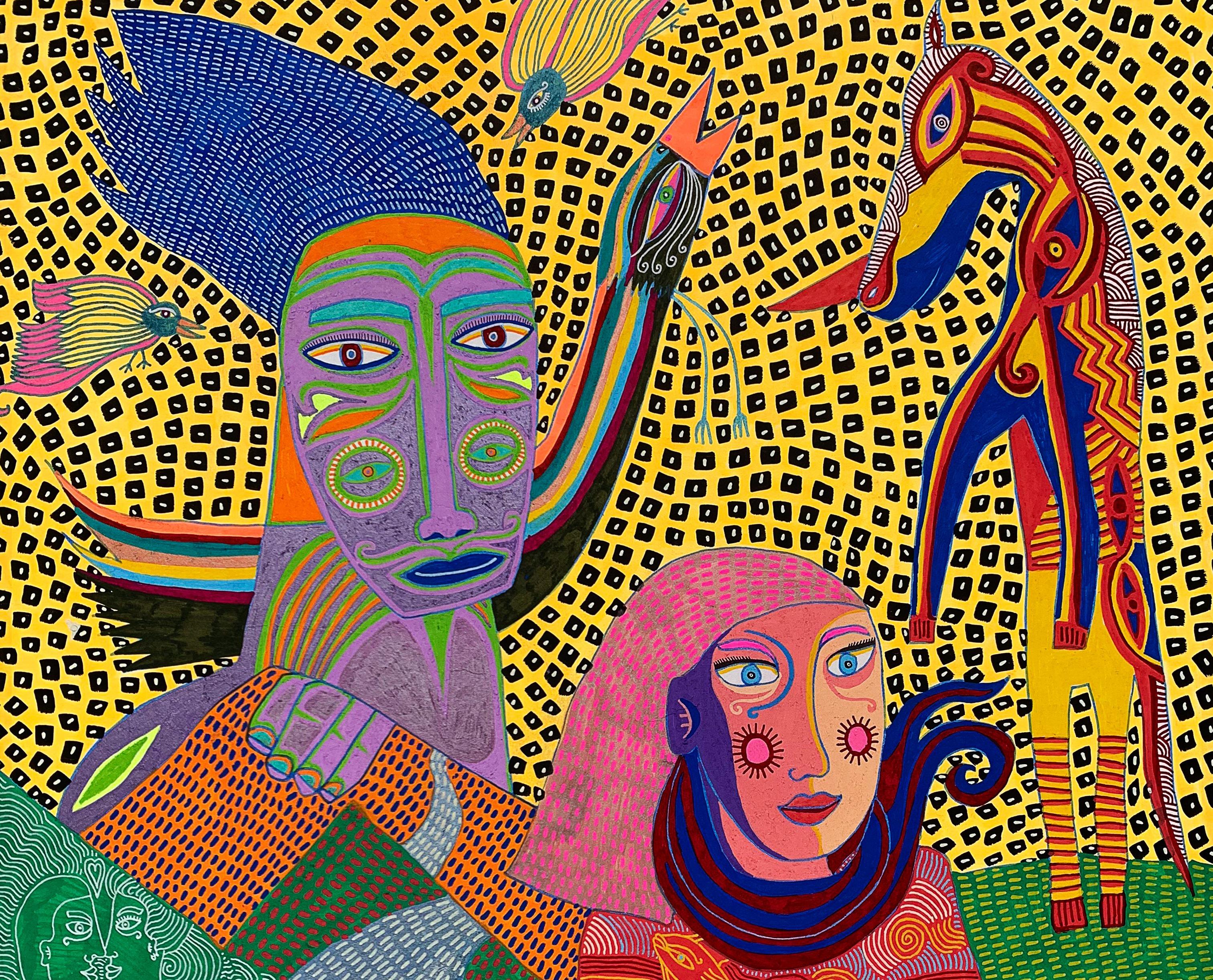 El río - Julien Calot, Siglo XXI, Pintura figurativa contemporánea en venta 3