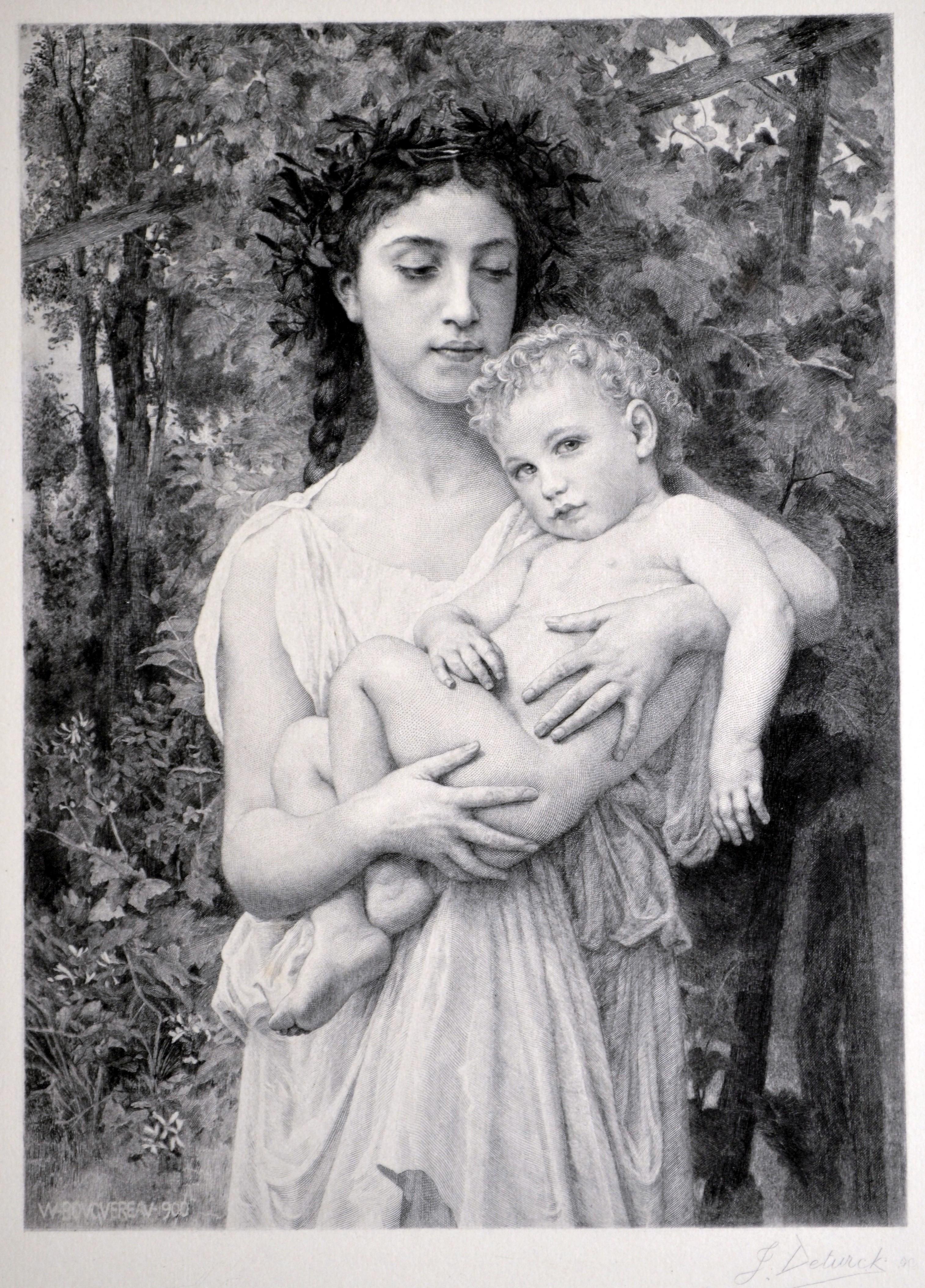 Romantique Julien Deturck (1862-1941) 