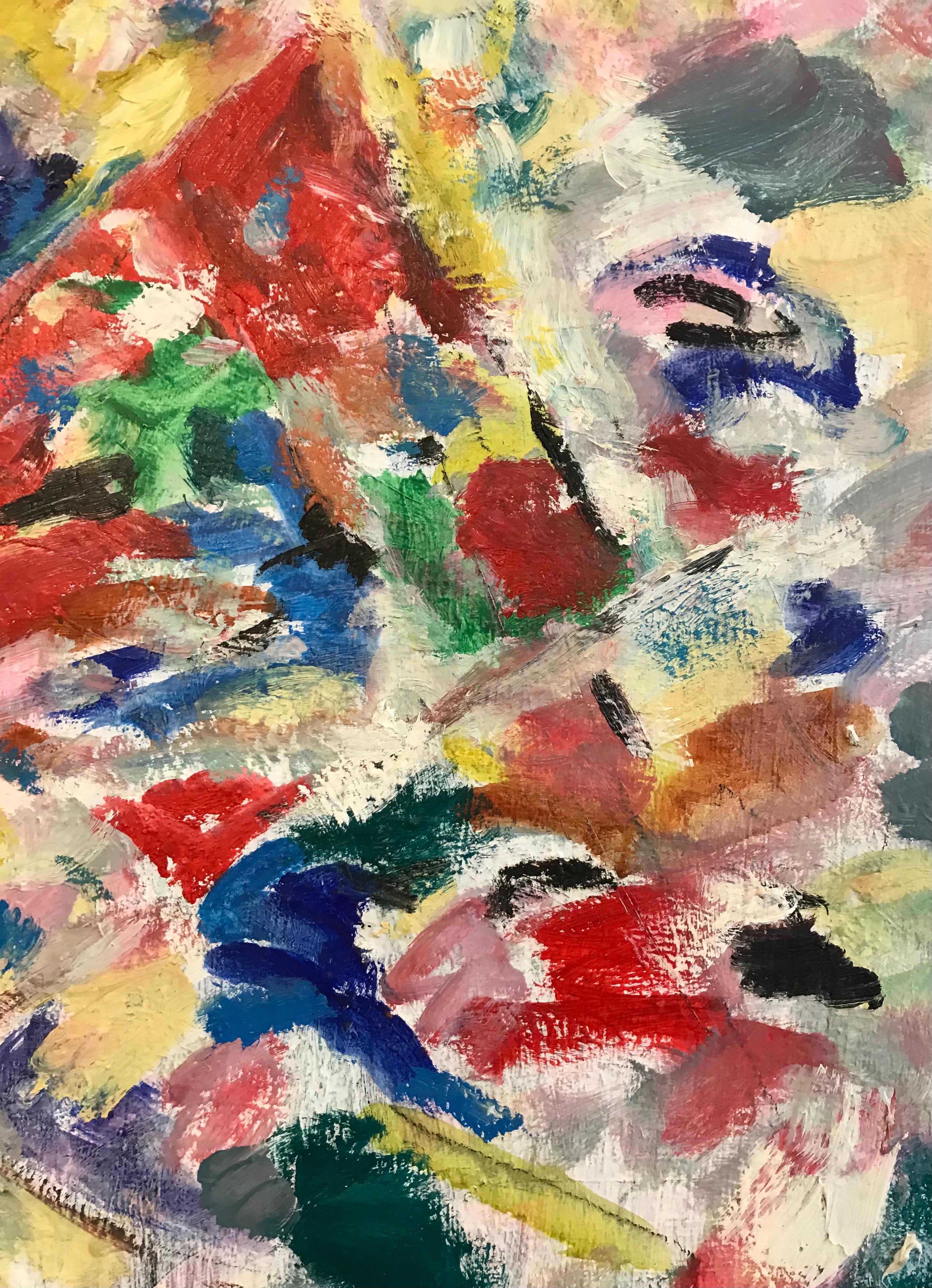 Estate di Julien Dinou - Olio su tela 60x73 cm in vendita 4