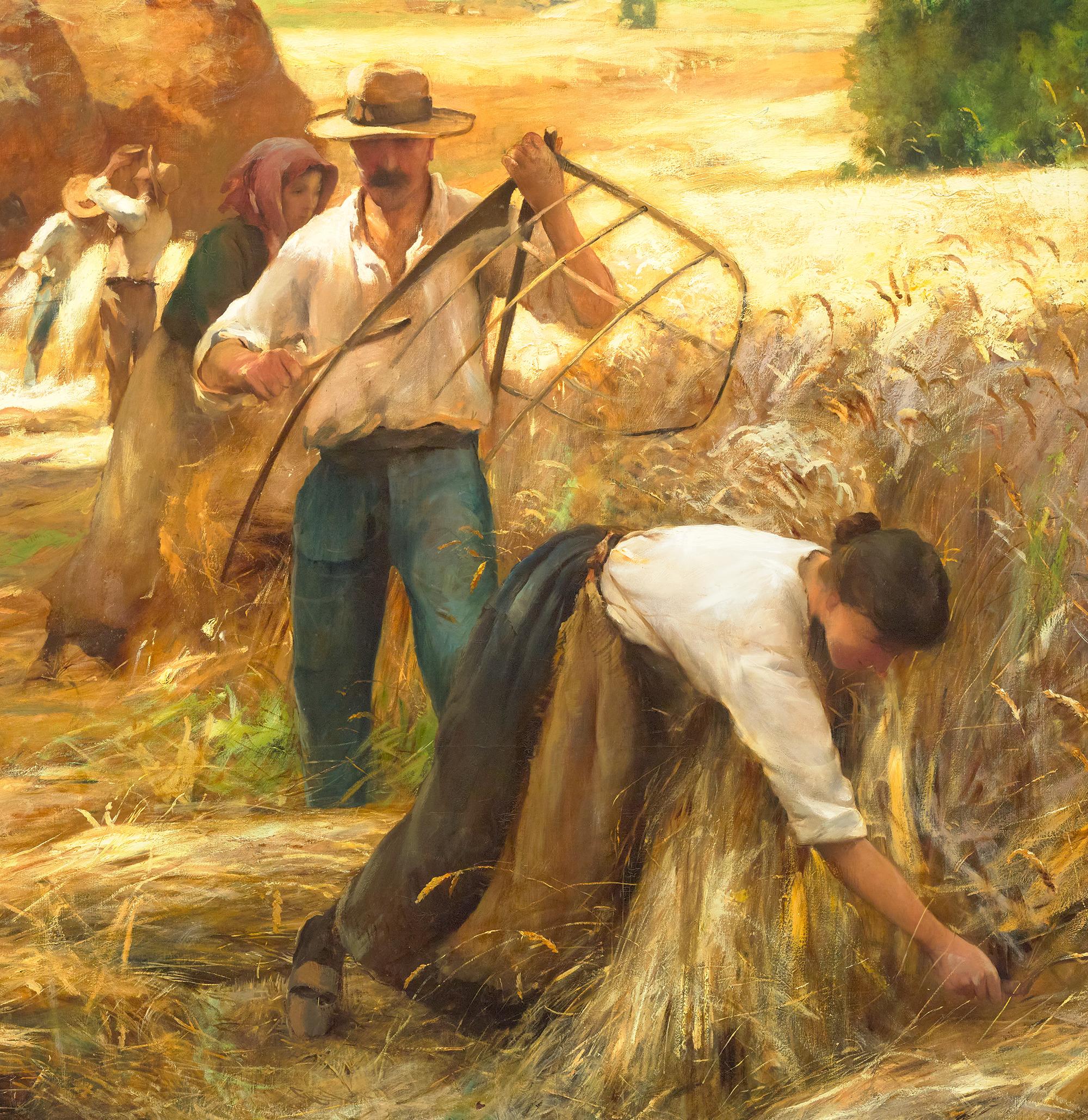 La fienagione di Julien Dupré - Painting Postimpressionismo di Julien Dupre