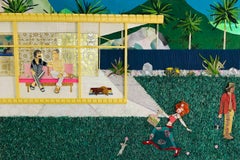 Tea With Hockney : collage contemporáneo