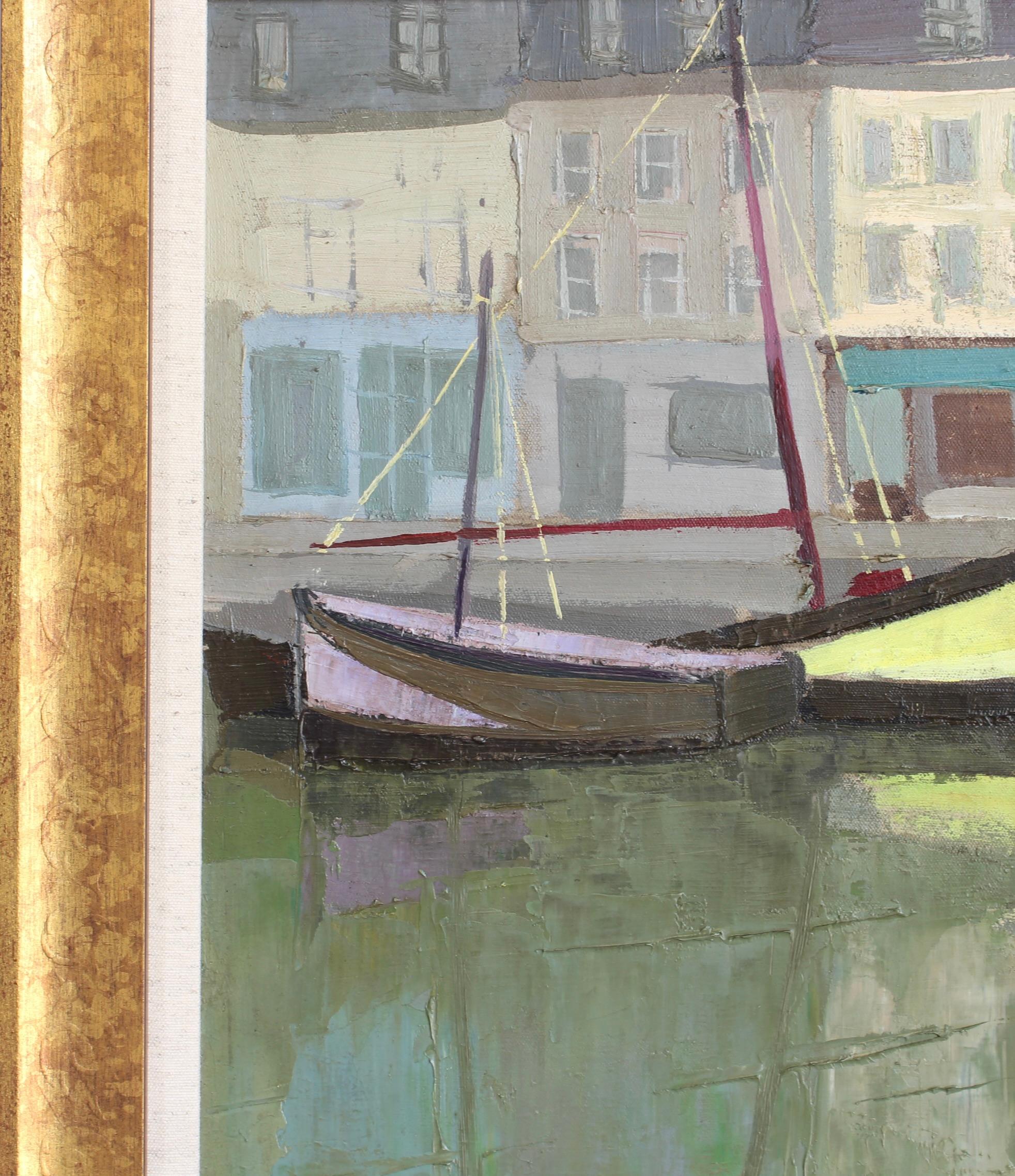 „Der Hafen von Honfleur“ von Julien Varlet (1958) im Angebot 4
