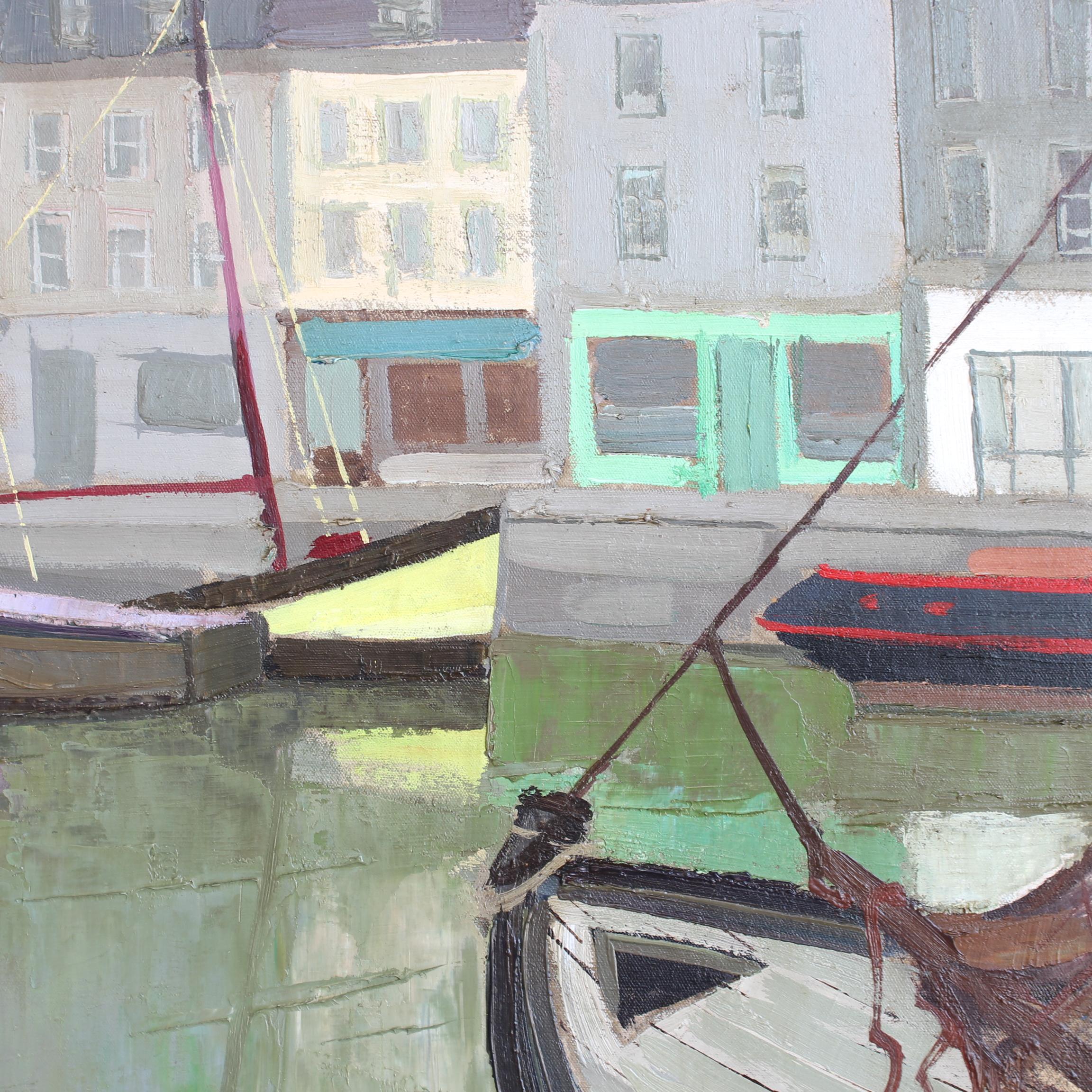„Der Hafen von Honfleur“ von Julien Varlet (1958) im Angebot 5