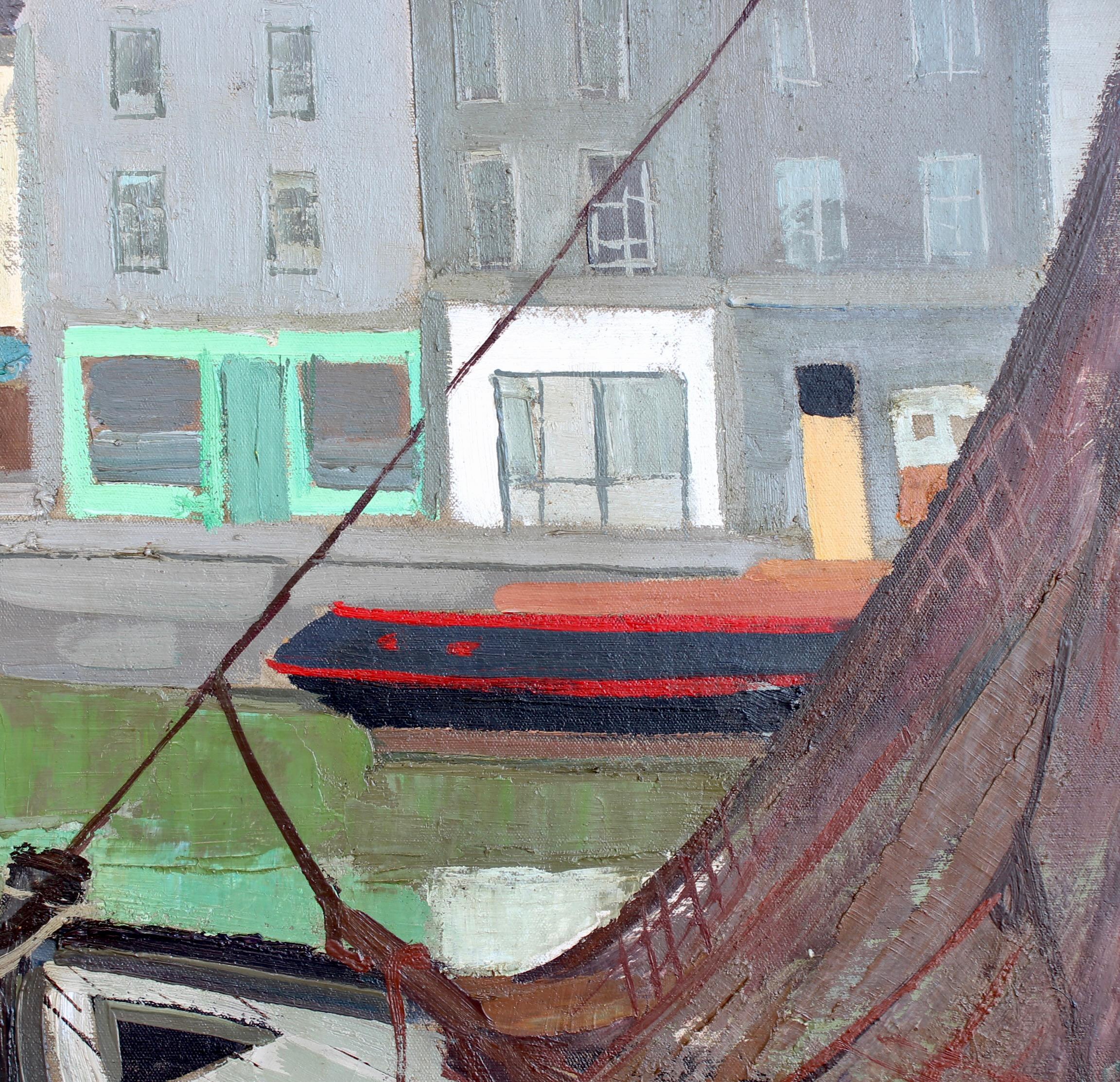 „Der Hafen von Honfleur“ von Julien Varlet (1958) im Angebot 6