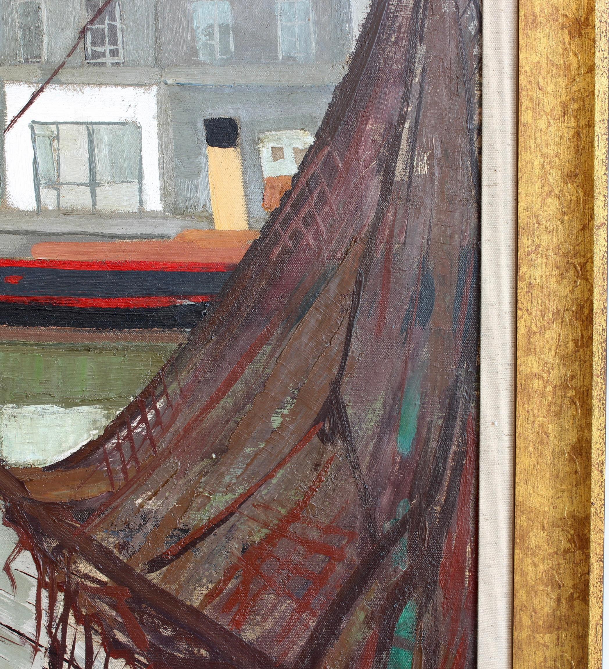 „Der Hafen von Honfleur“ von Julien Varlet (1958) im Angebot 7