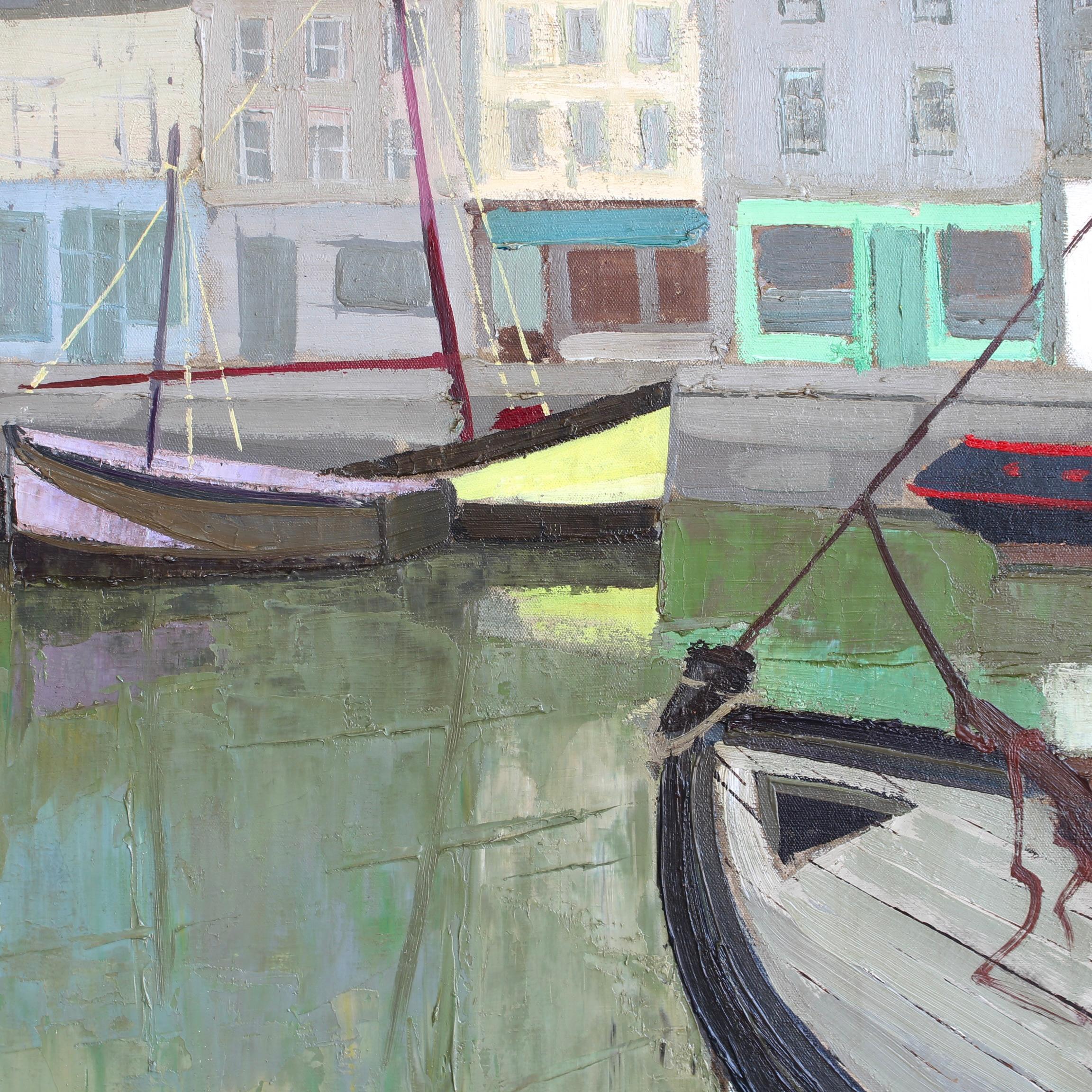 „Der Hafen von Honfleur“ von Julien Varlet (1958) im Angebot 8