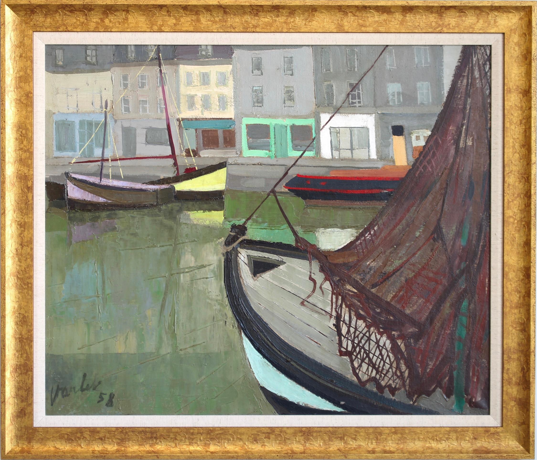 'The Port of Honfleur' by Julien Varlet (1958)