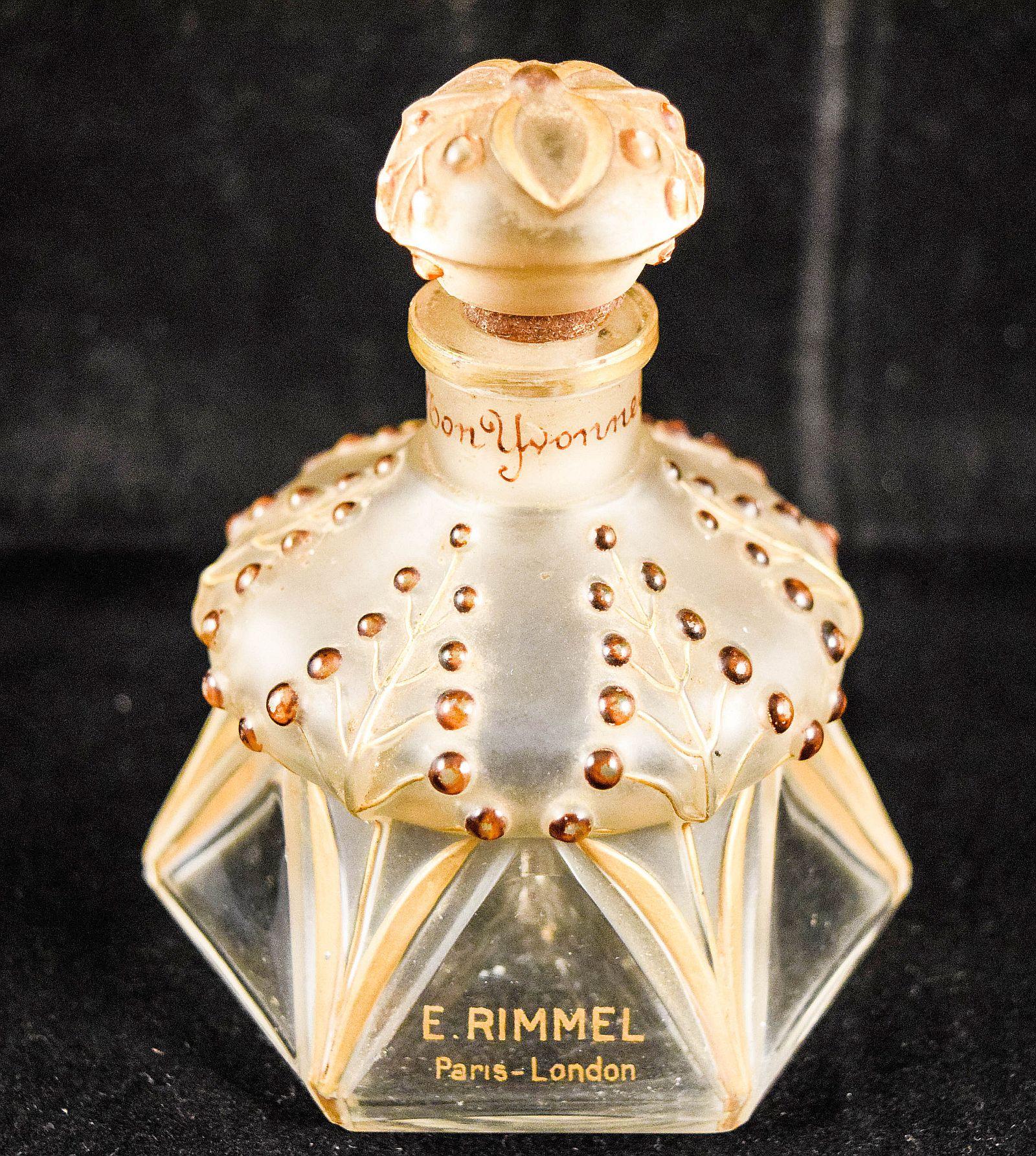 Julien Viard extremely rare Yvonette glass perfume bottle For Sale 3