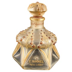 Julien Viard extremely rare Yvonette glass perfume bottle