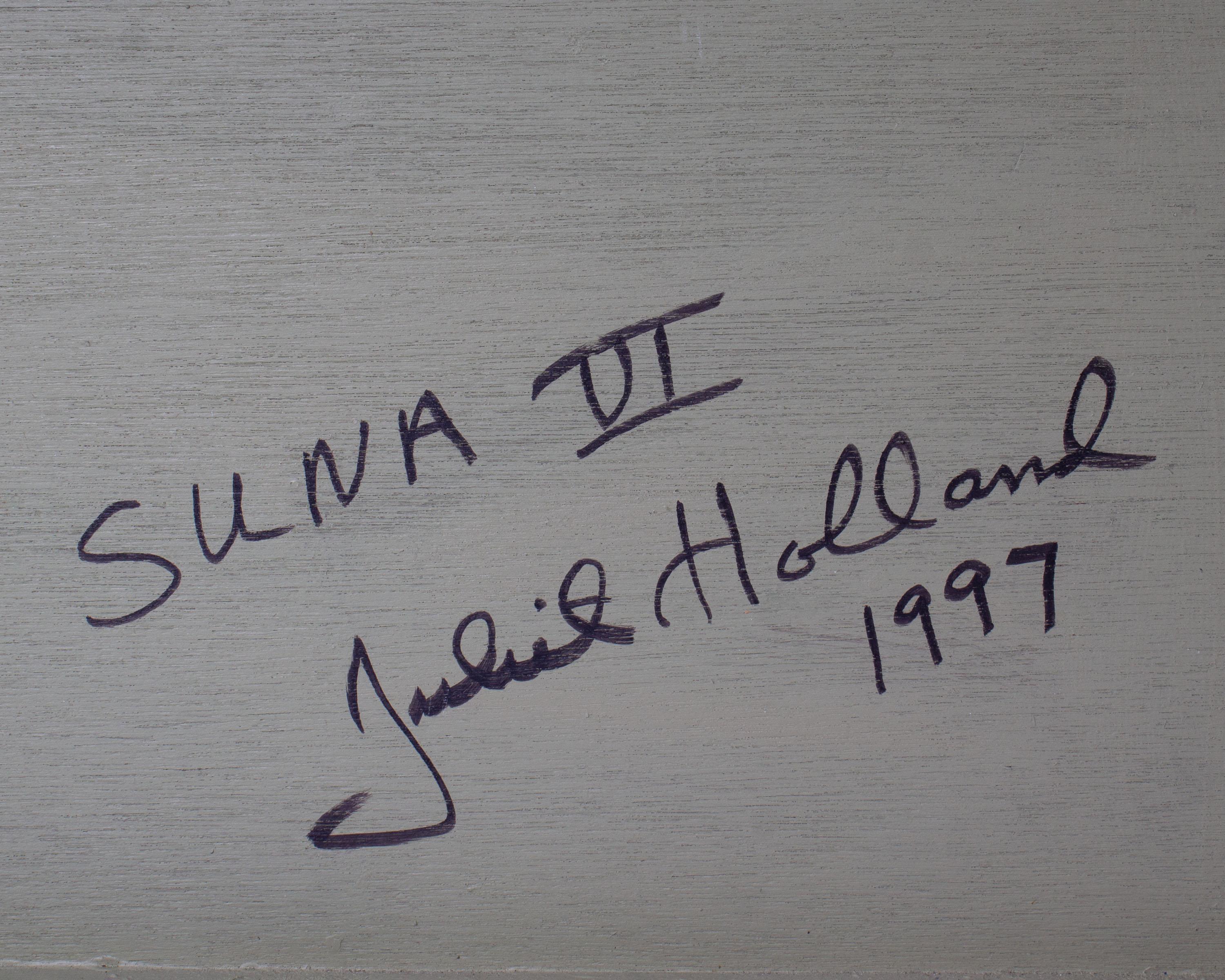 Julie Juliet Holland Signiert 1997 Suma vi Mixed Media Wand Assemblage im Angebot 2