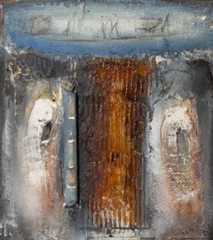 Juliet Holland Signed 1999 “Asoko XI” Mixed Media Wall Assemblage