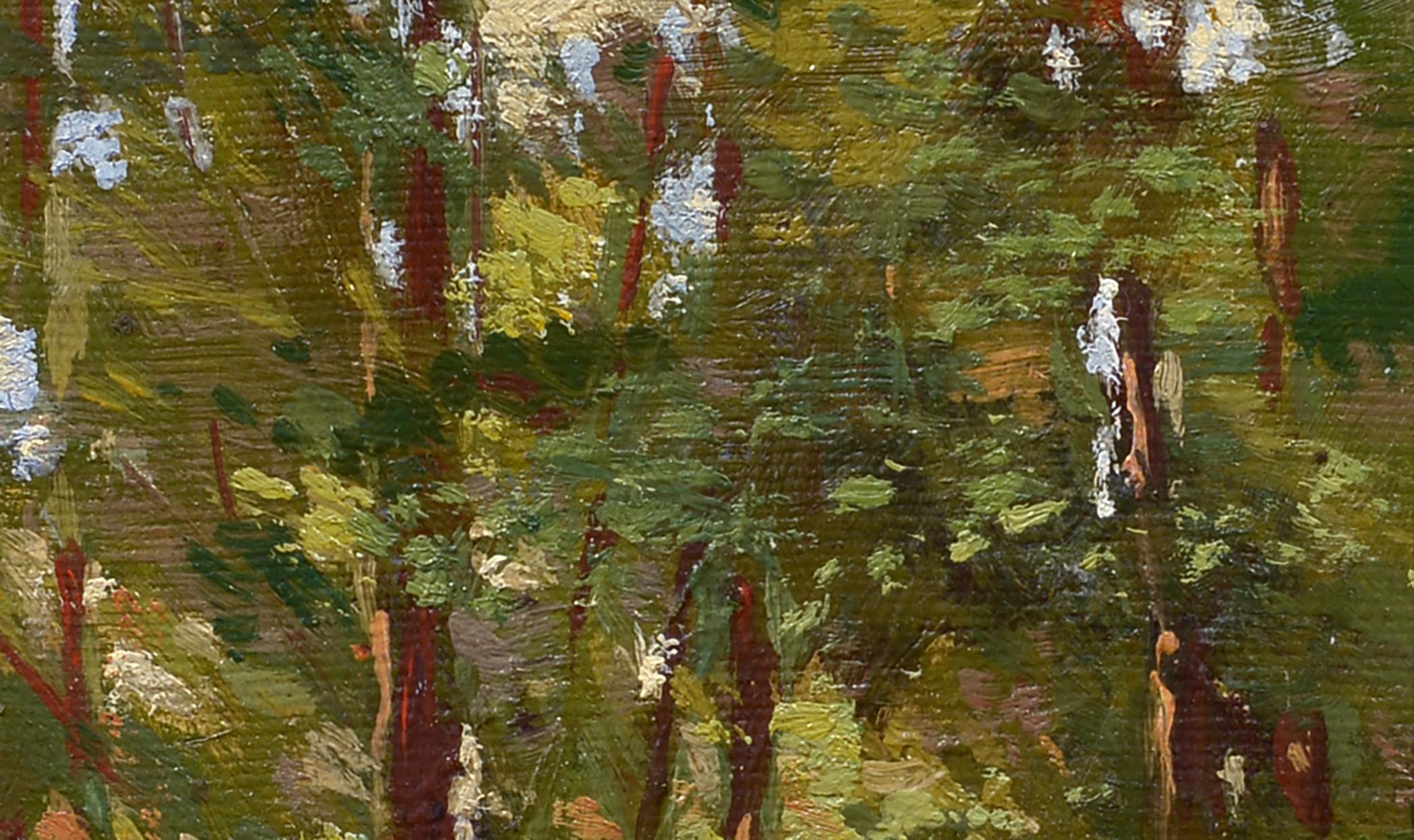 Juliet M. White nació en Filadelfia en 1880. Estudió en la Escuela de Diseño para Mujeres de Filadelfia, que se convirtió en la mayor escuela de arte para mujeres de Estados Unidos. Entre sus profesores se encontraban Robert Henri, Samuel Murray y