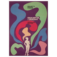 GIULIETTA DEGLI SPIRITI , Poster cinematografico polacco A1, ERYK LIPINSKI, 1968