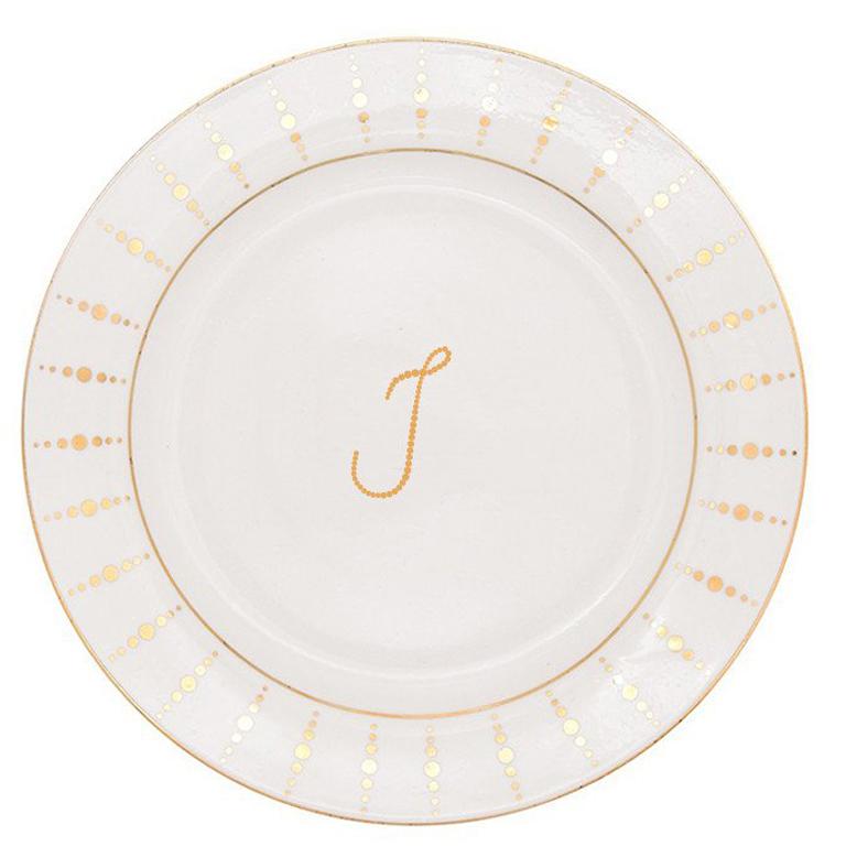 Julietta Dinner Plate by Julia B. For Sale