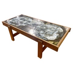 Table basse en carreaux de style belge moderne Juliette Belarti