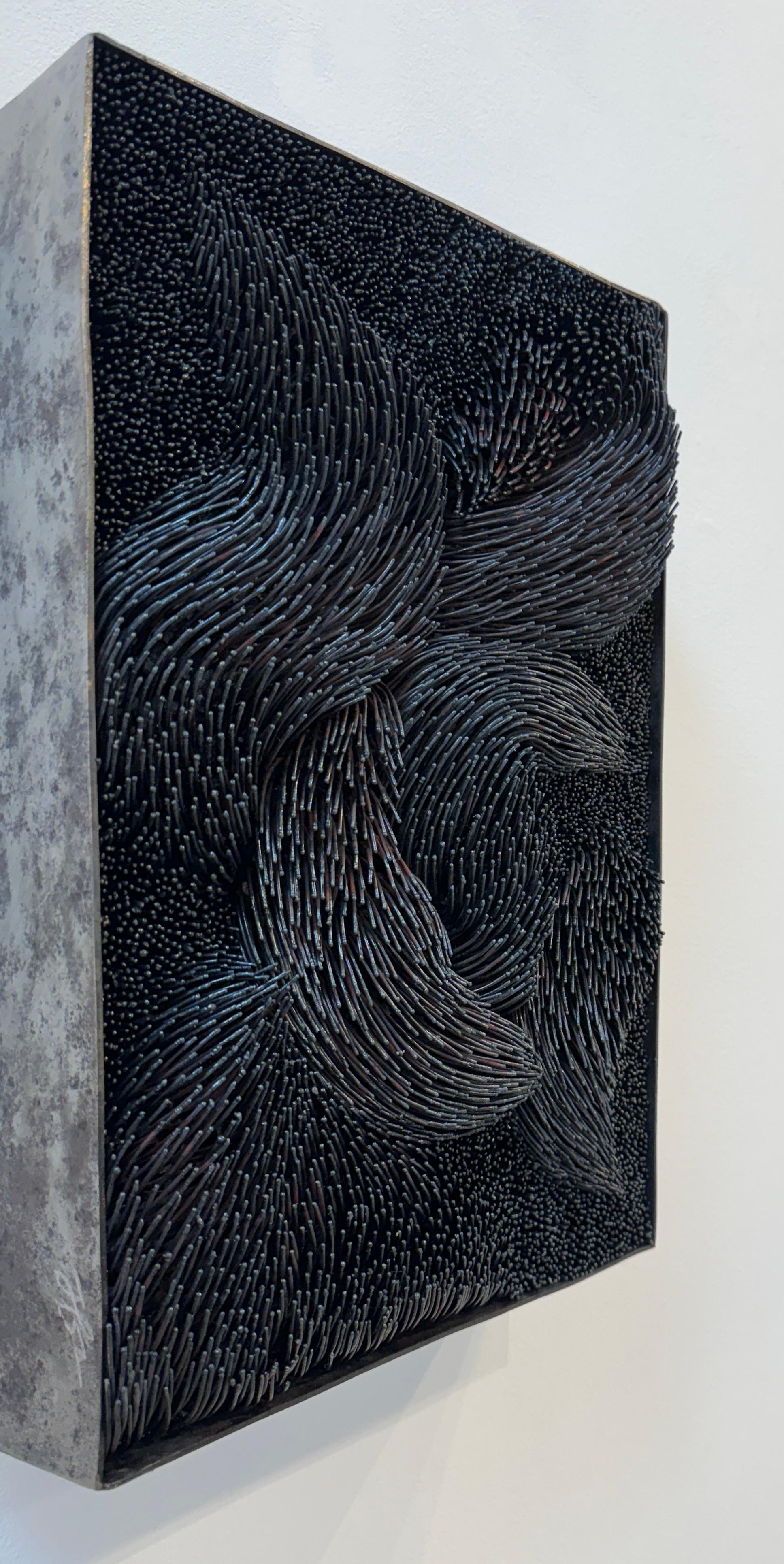 Scultura da parete in metallo 3d 