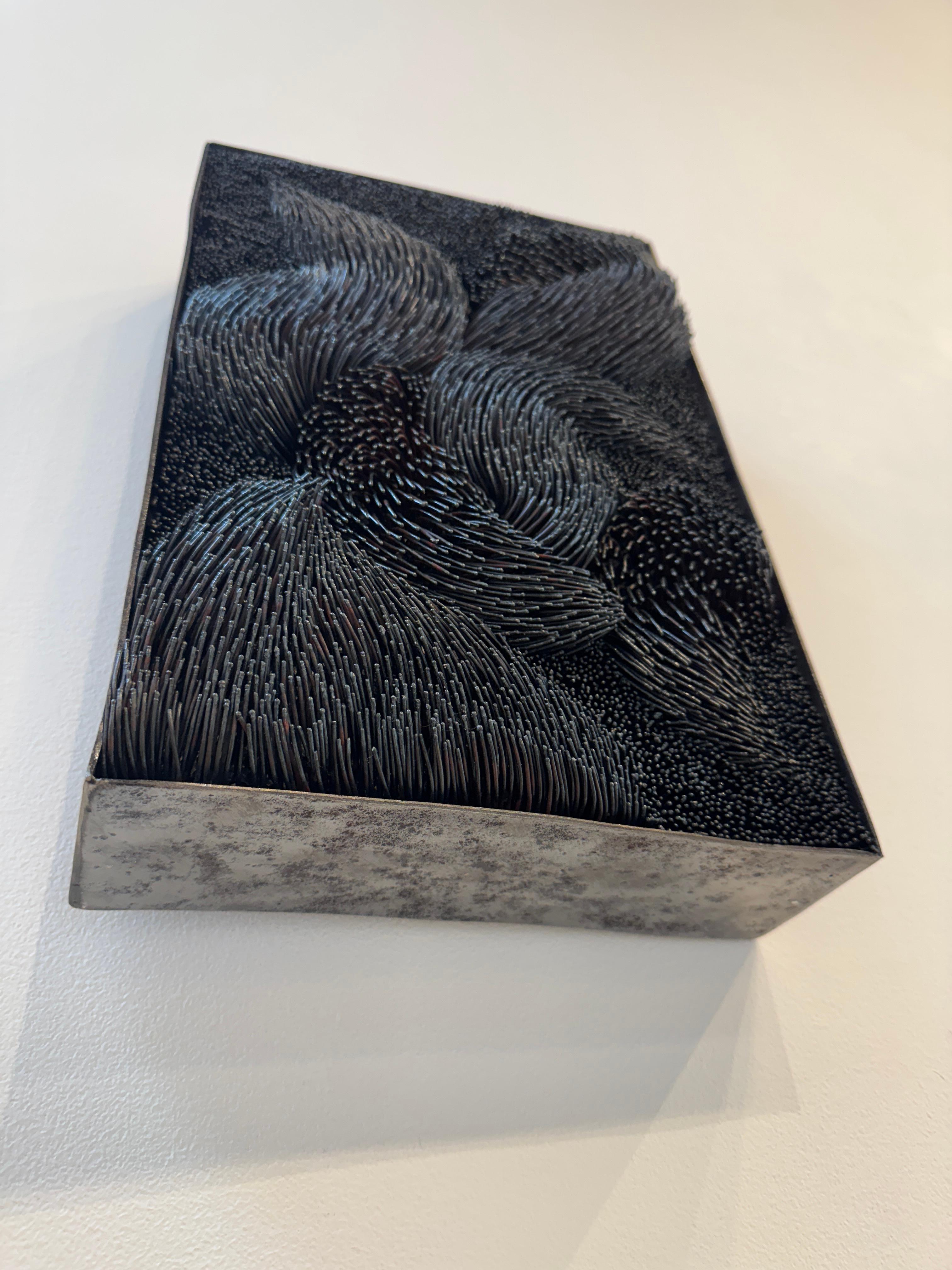 Scultura da parete in metallo 3d 