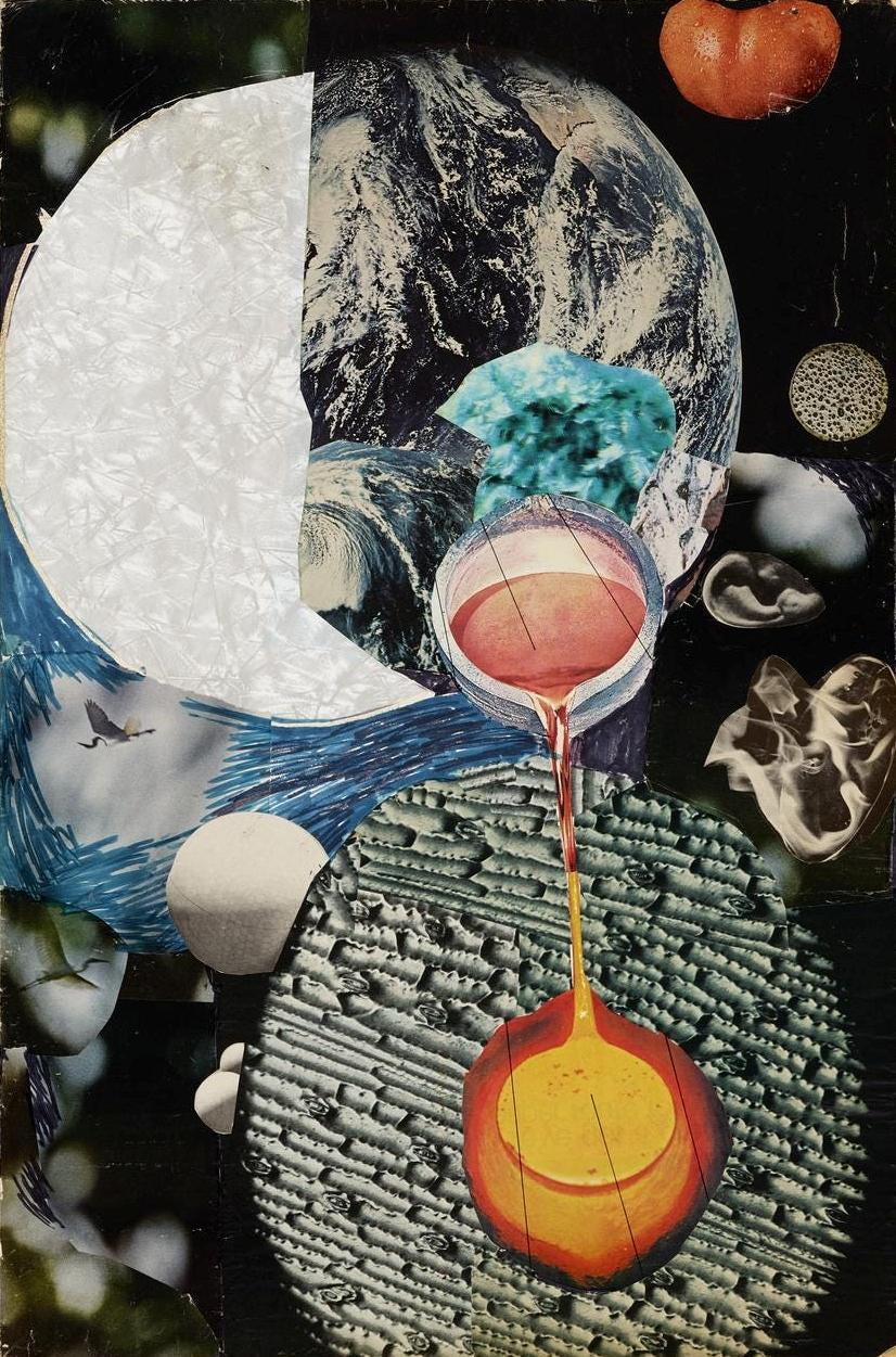 "Untitled (Love Potion), " Juliette Gordon, New York Feminist Collage Art WAR