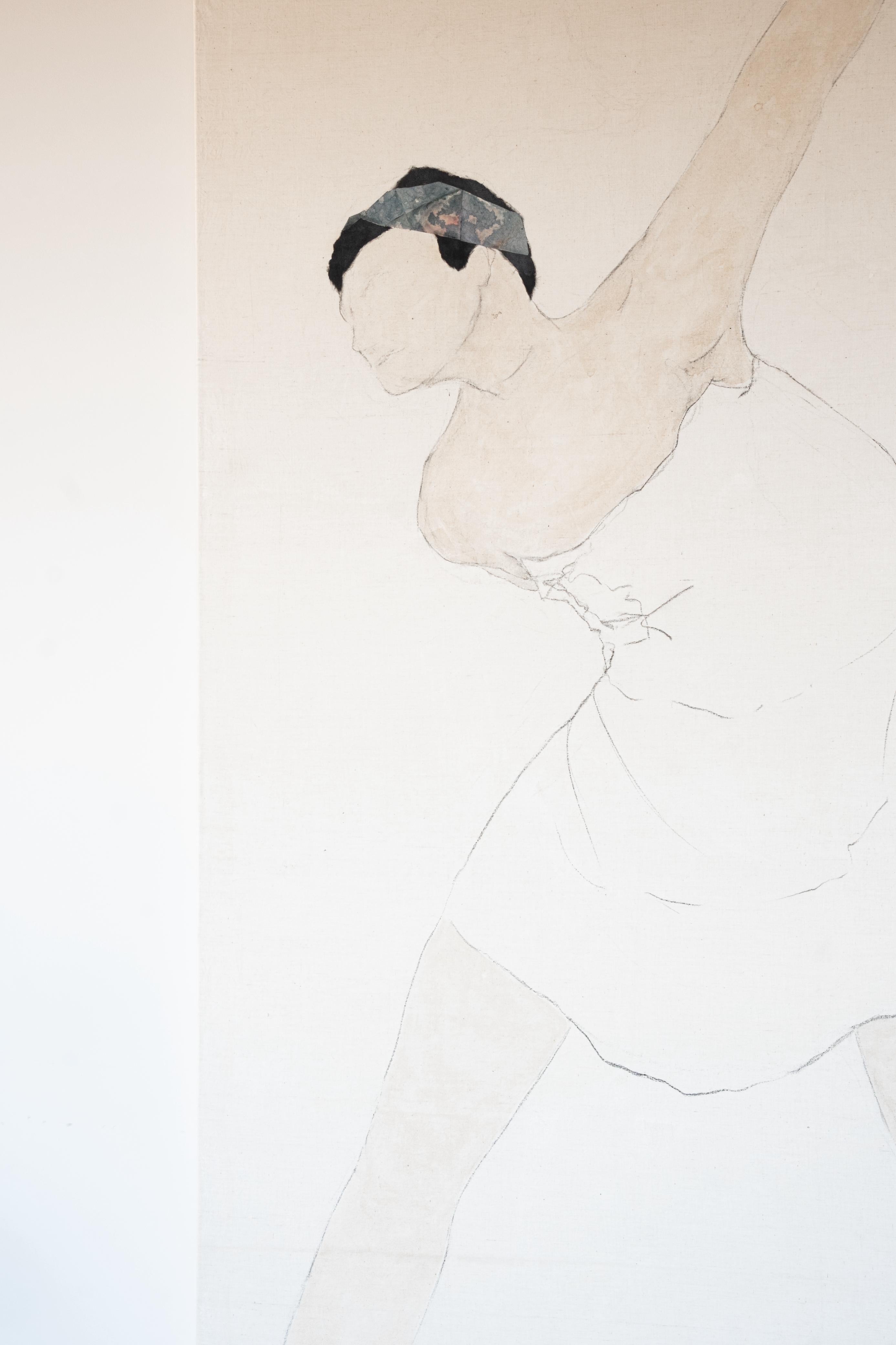 Juliette Lemontey (b. 1975, Metz, France) is a French artist based in Arles. Her work is an intimate exploration of the human presence, capturing both the weight and fragility of the body through delicate, introspective portraits. Using repurposed