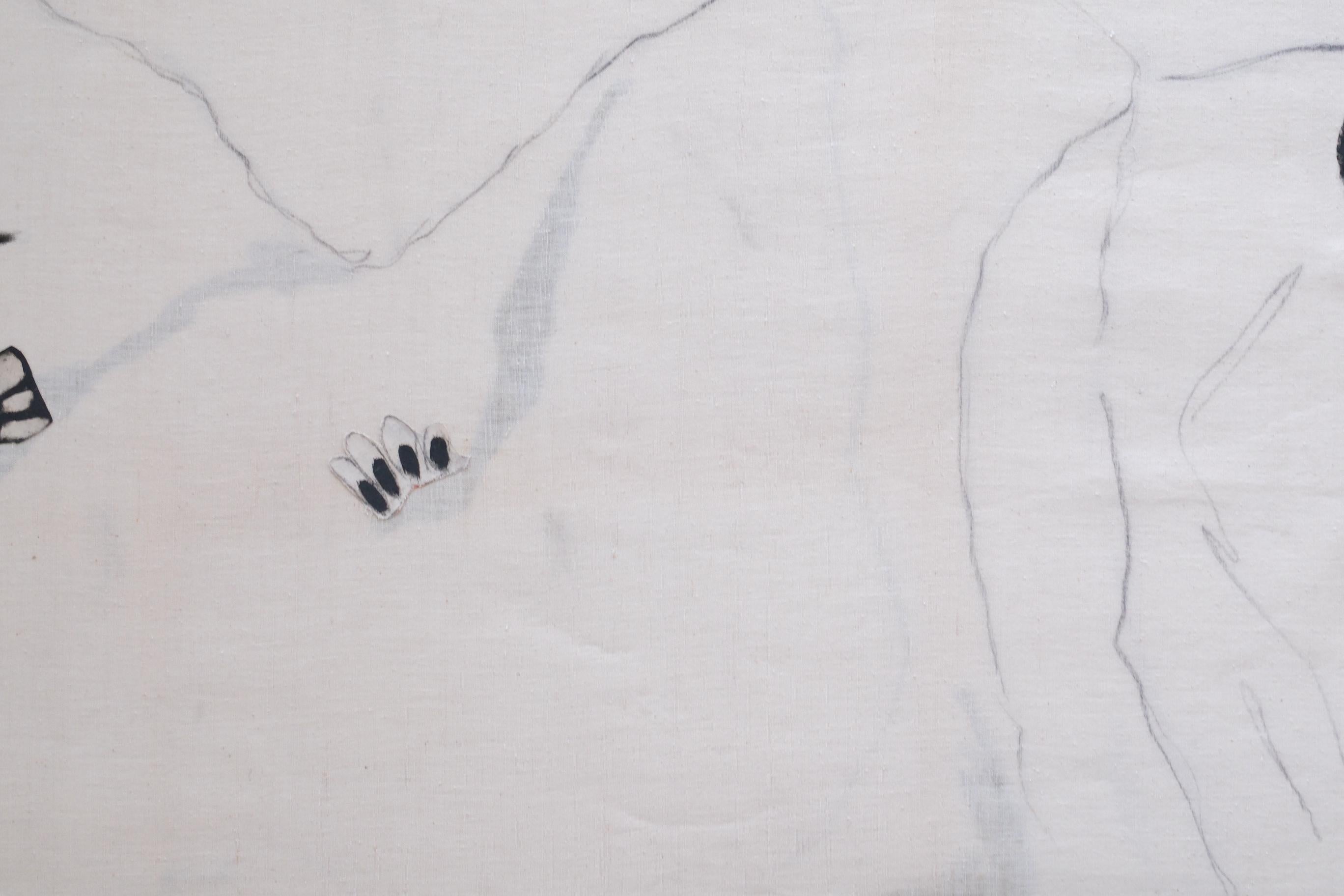 Grande peinture - Hand's up (un garçon célibataire du Michigan) - Juliette Lemontey en vente 9