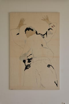 Großes Gemälde - Hand
s up (ein einzelner Junge aus Michigan) - Juliette Lemontey