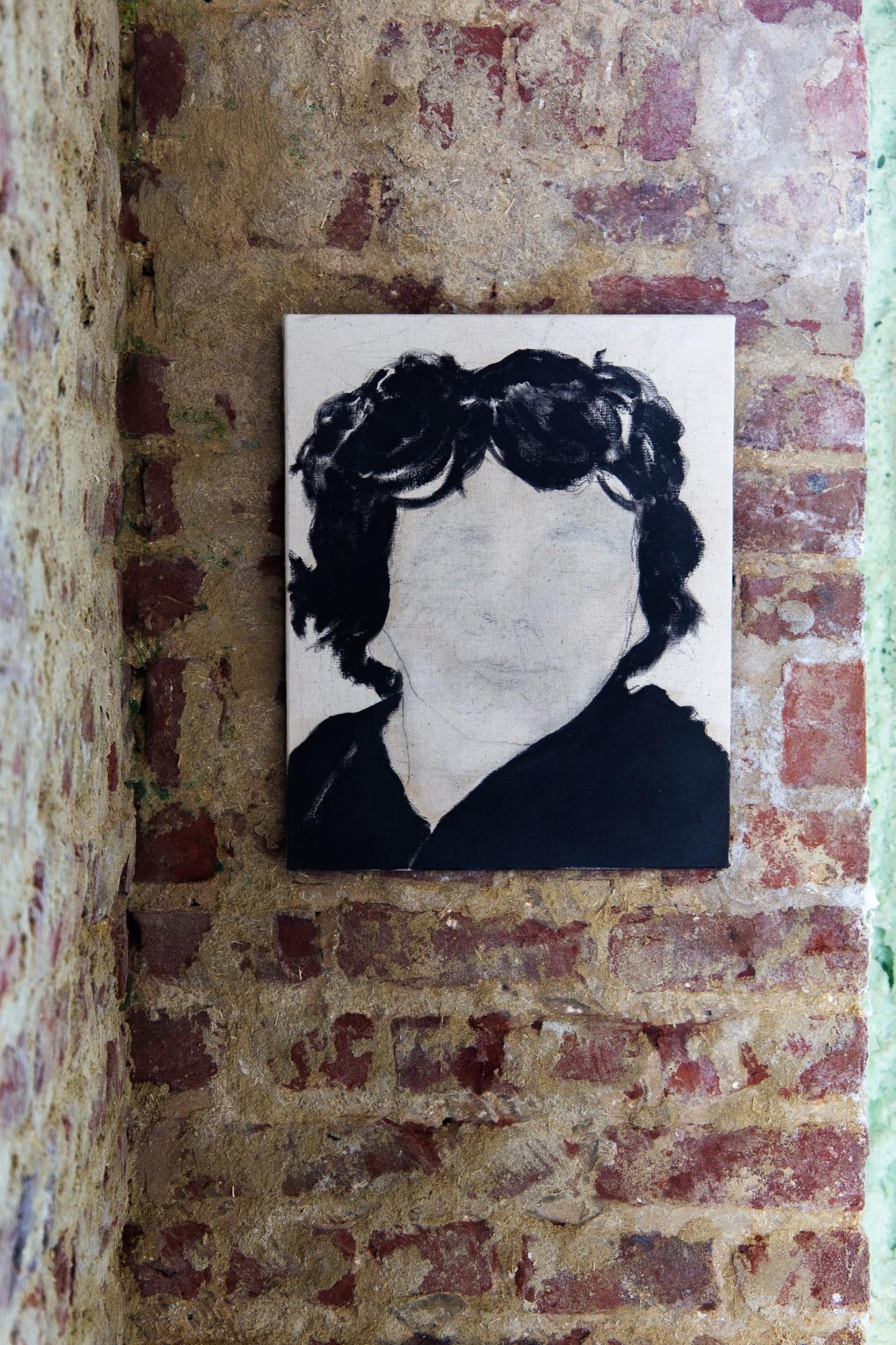 Portrait en toile poétique brute, 2023 