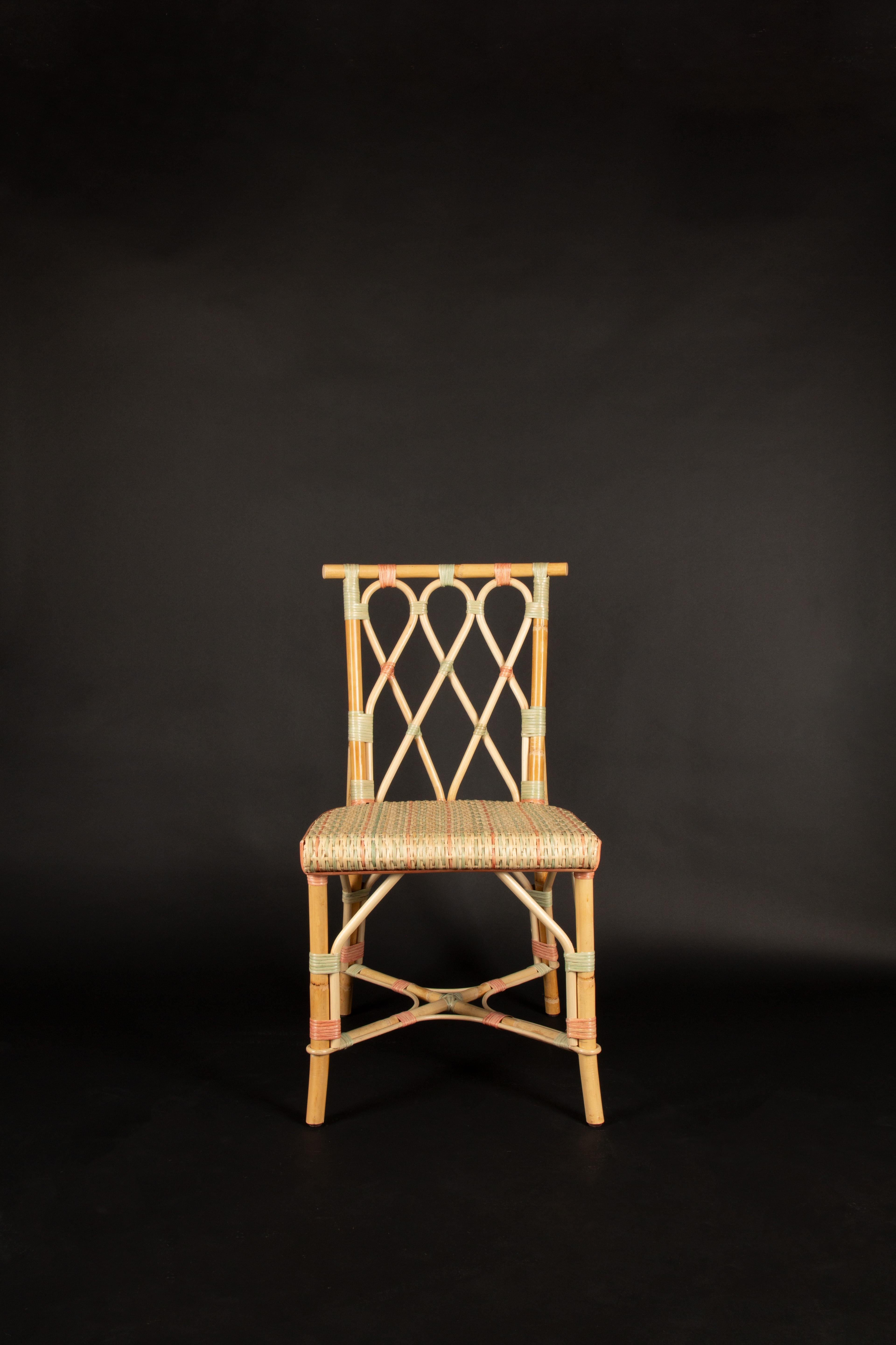 Moroccan Juliette Rattan Chair by Creel and Gow
